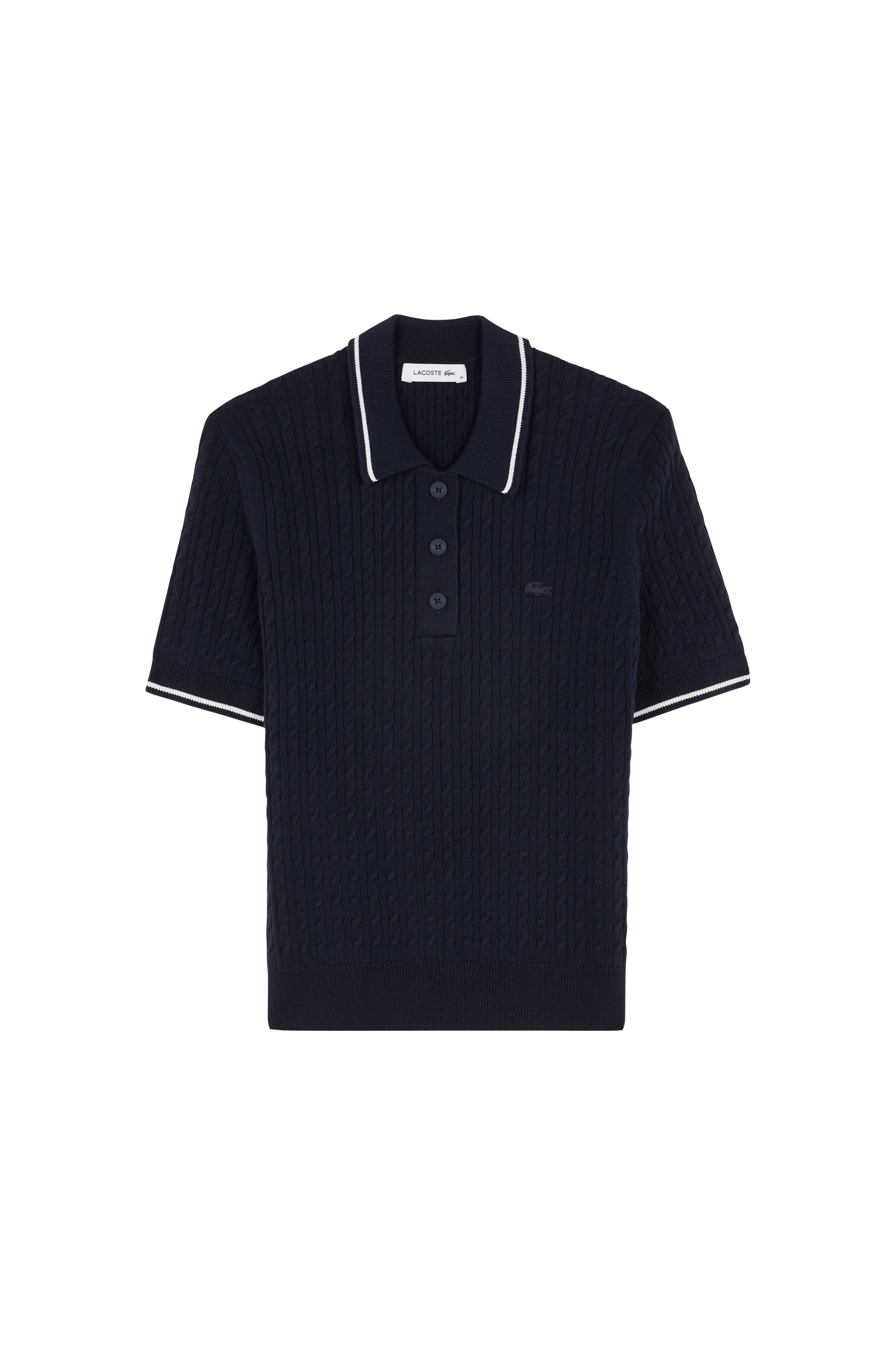 Polo tricot LACOSTE Bleu