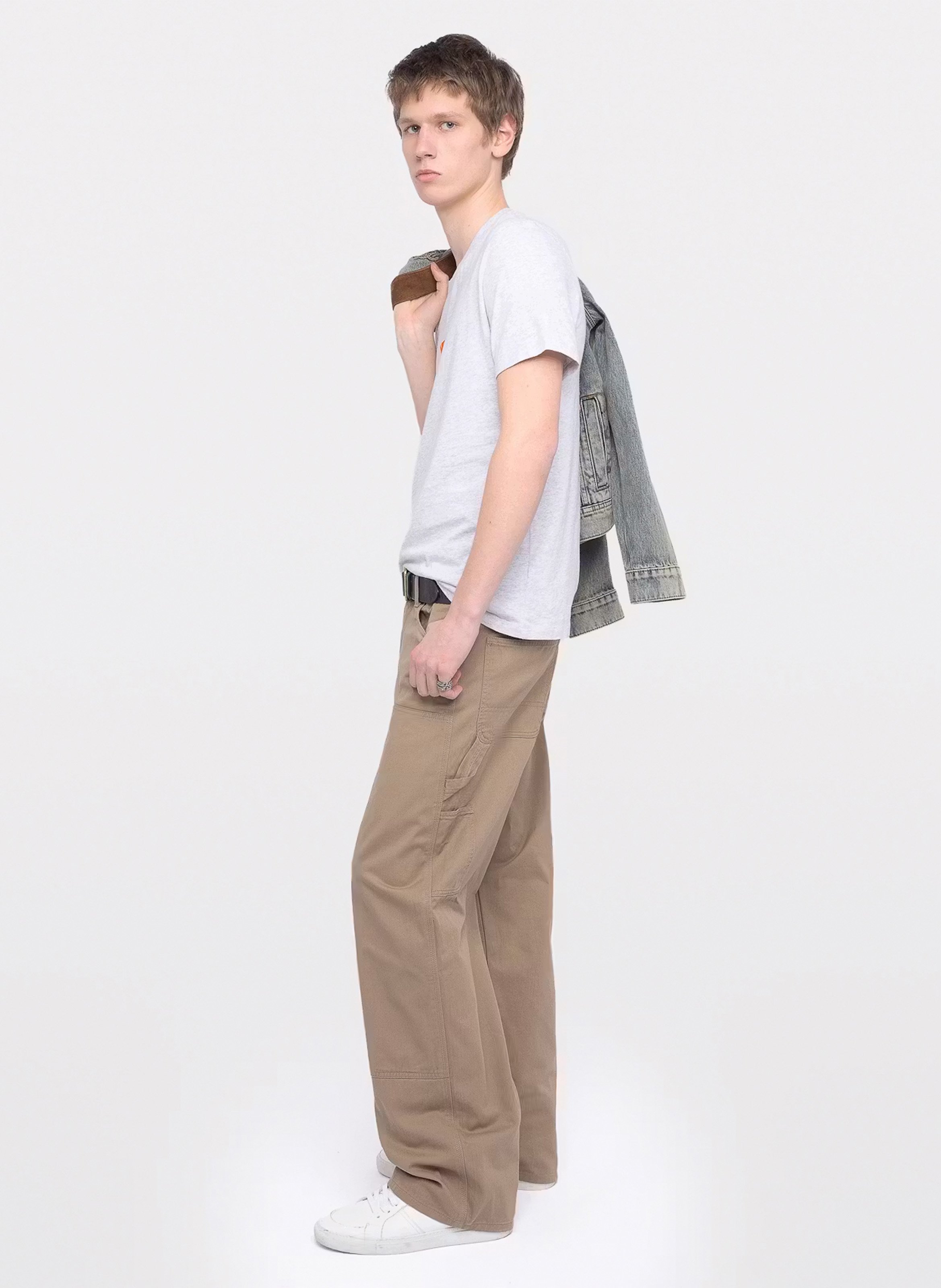 Pantalon large en coton pery ZADIG&VOLTAIRE Beige