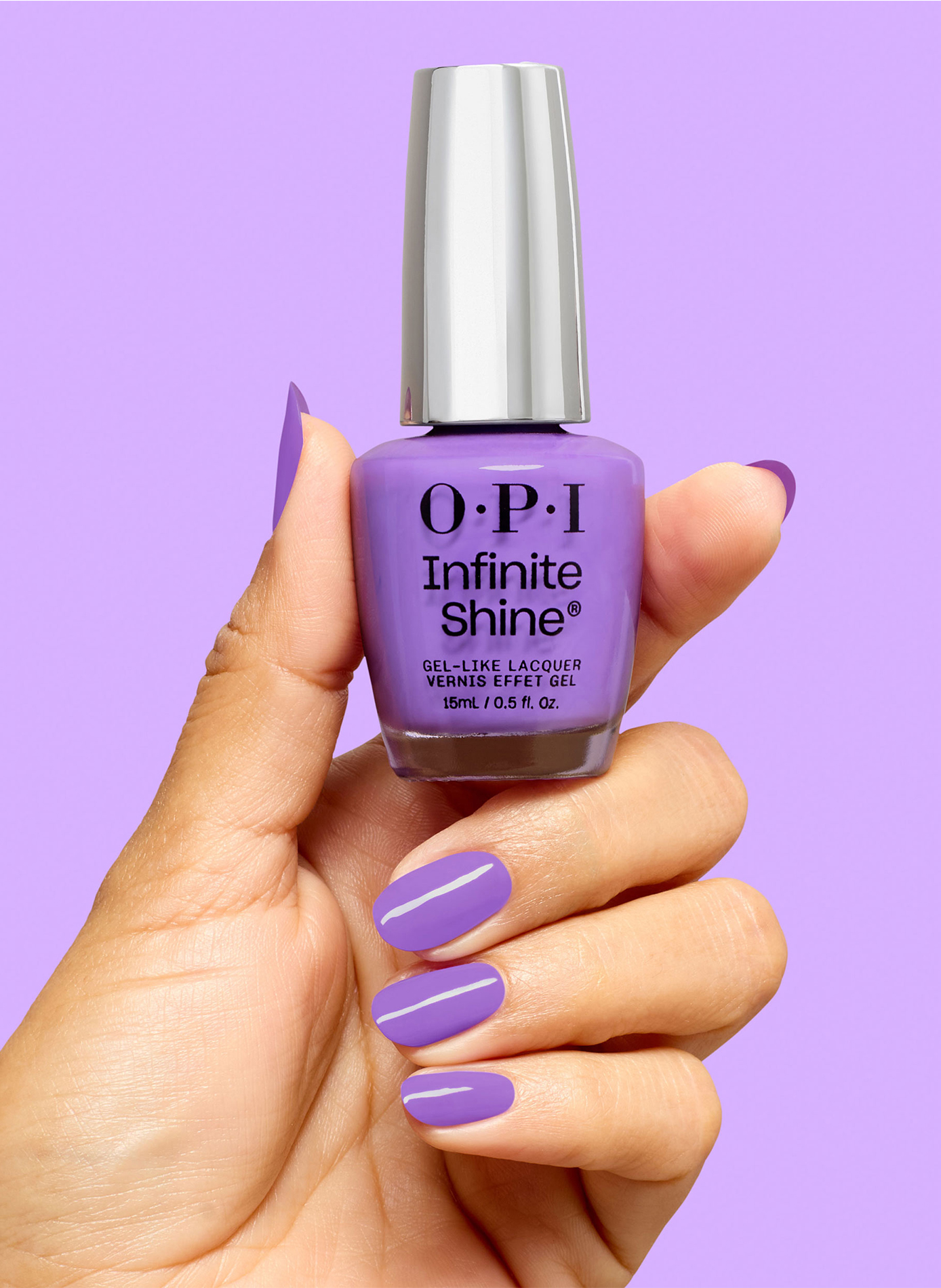 Infinite Shine - Here Plums the Sun OPI Violet foncé