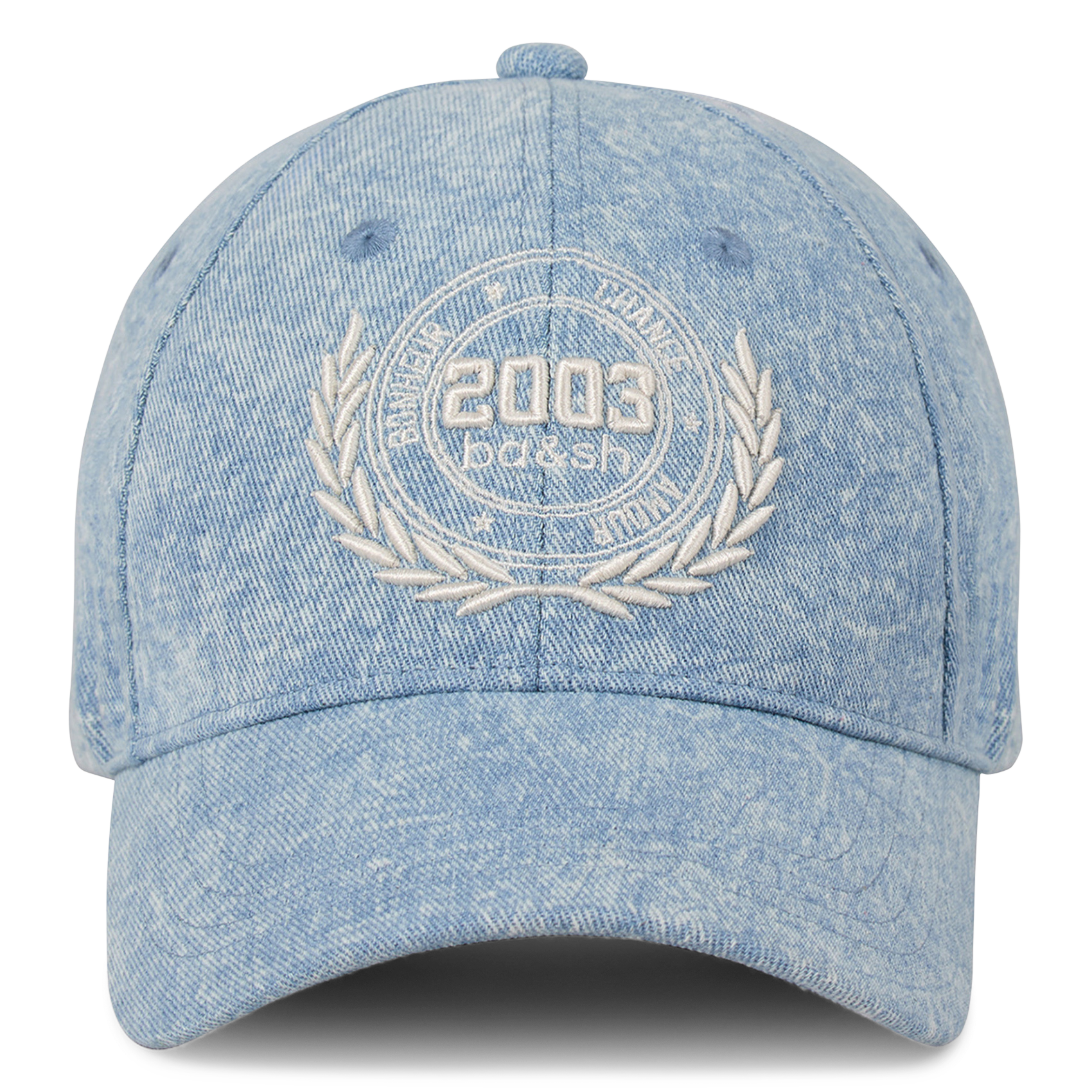 Geborduurde katoenen pet van hemile BA&SH Blauw