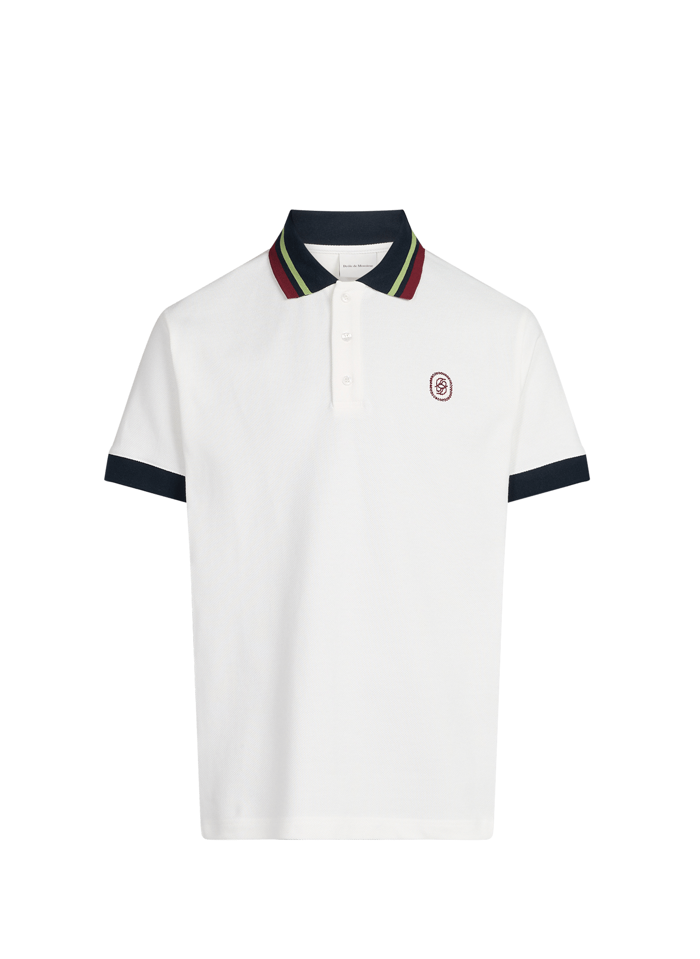 Polo droit manches courtes DROLE DE MONSIEUR Blanc