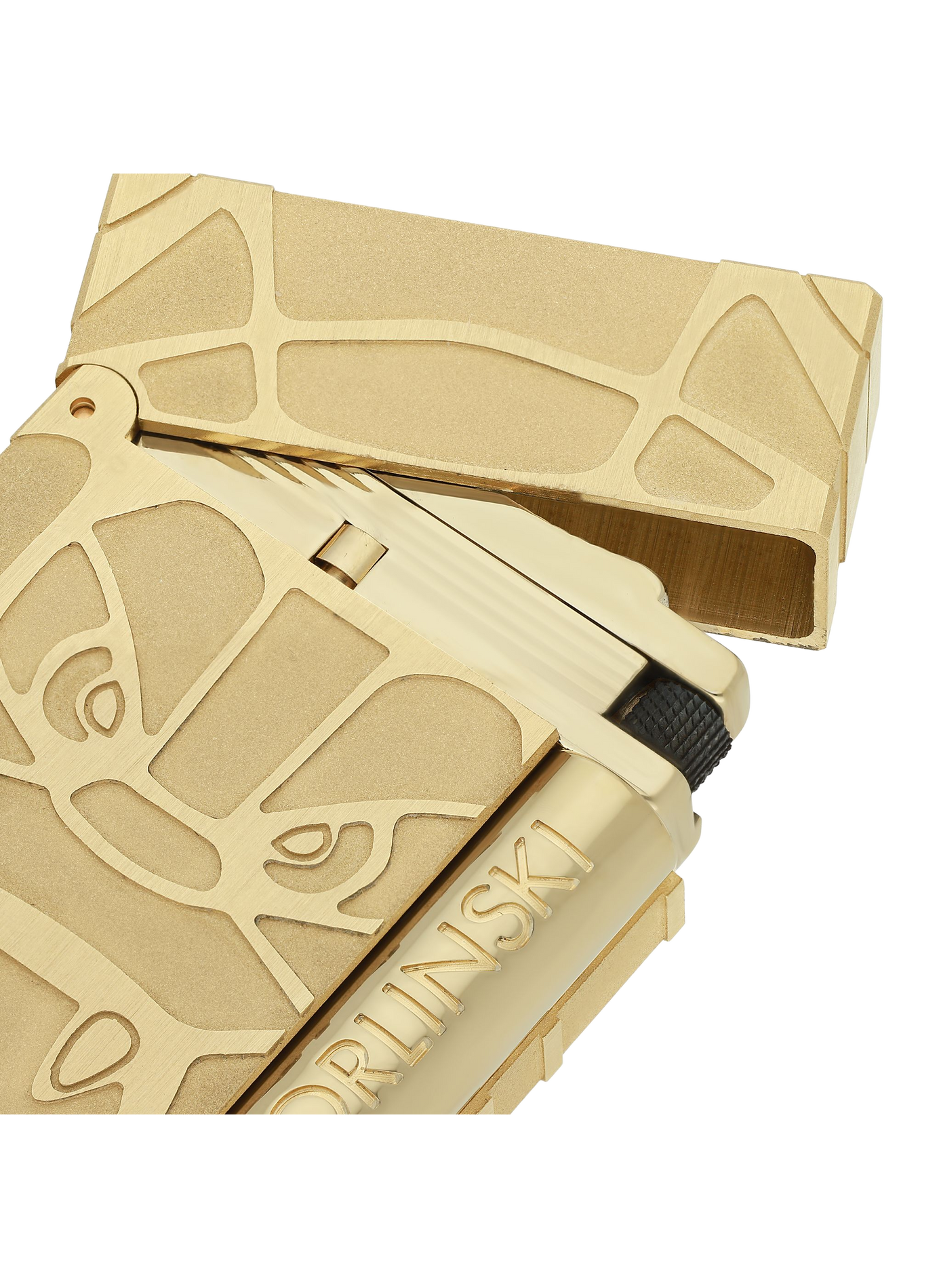 Brushed Lighter Line 2 Orlinski S.T. DUPONT Golden