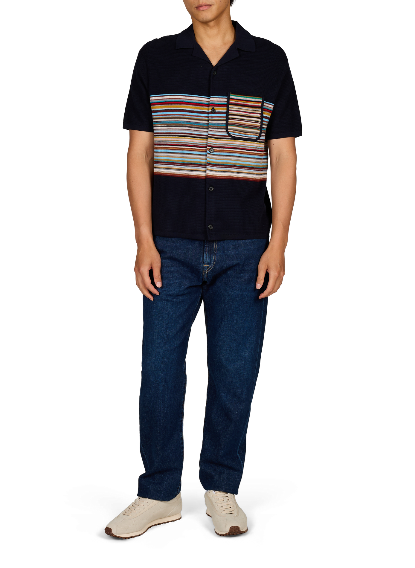 Buttoned Striped Shirt PAUL SMITH Blue