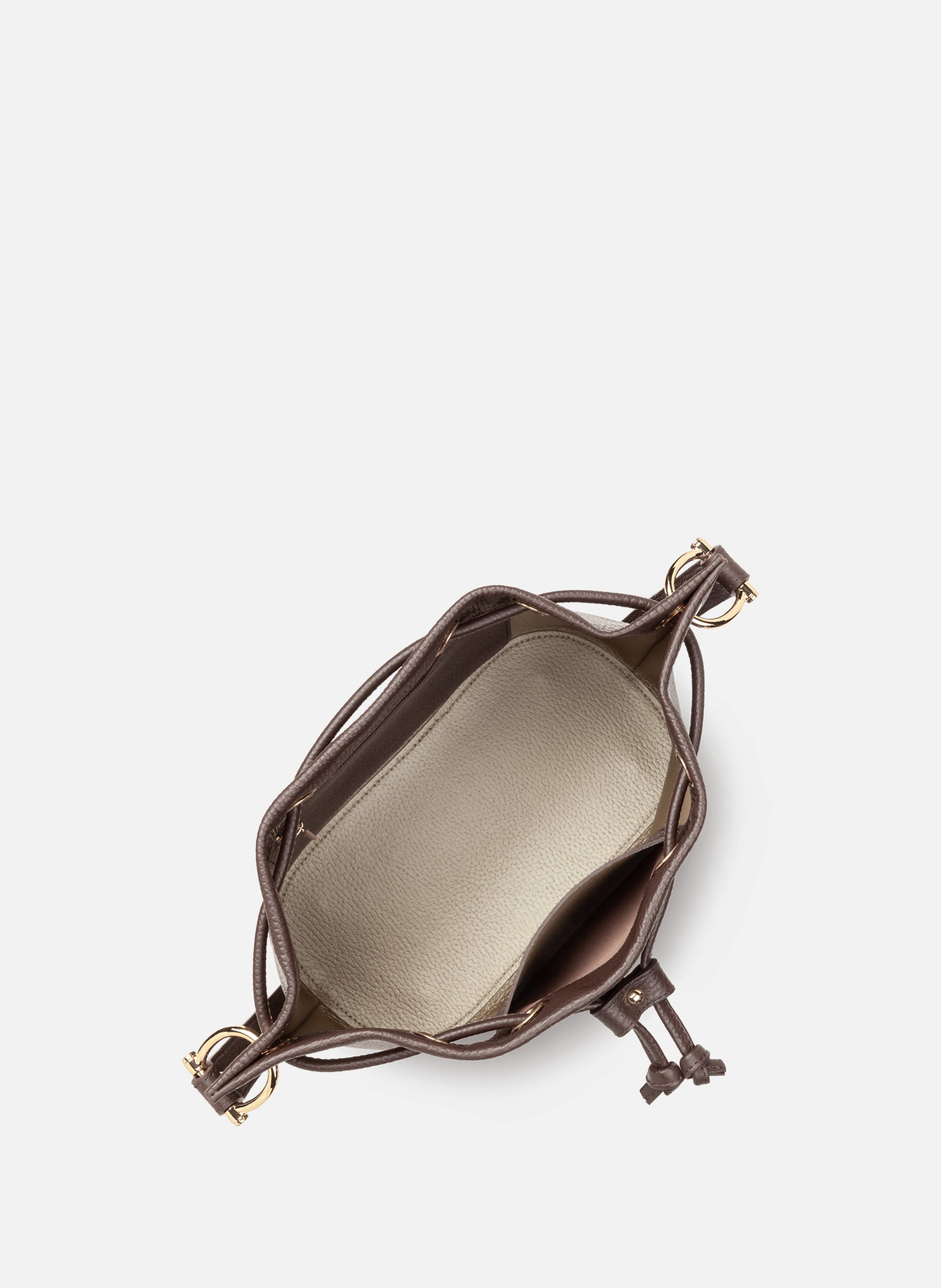 Sac bourse - alba double LANCASTER Marron