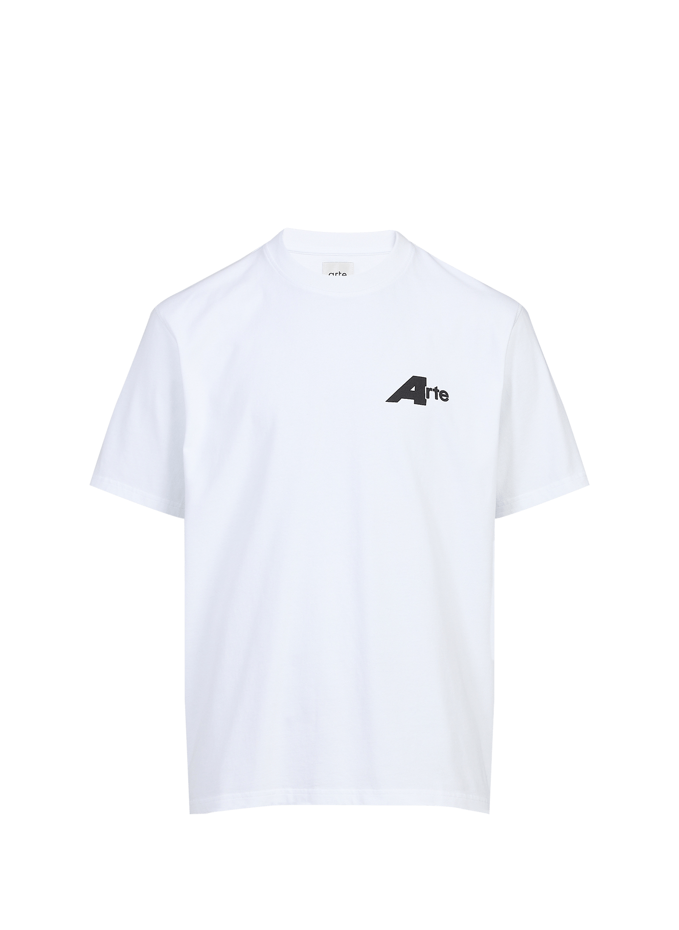 Tee-shirt oversized round neck in printed cotton ARTE ANTWERP White