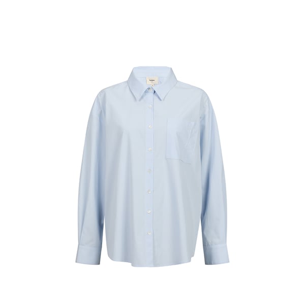 Chemise droite en coton mélangé Chemise droite en coton mélangé