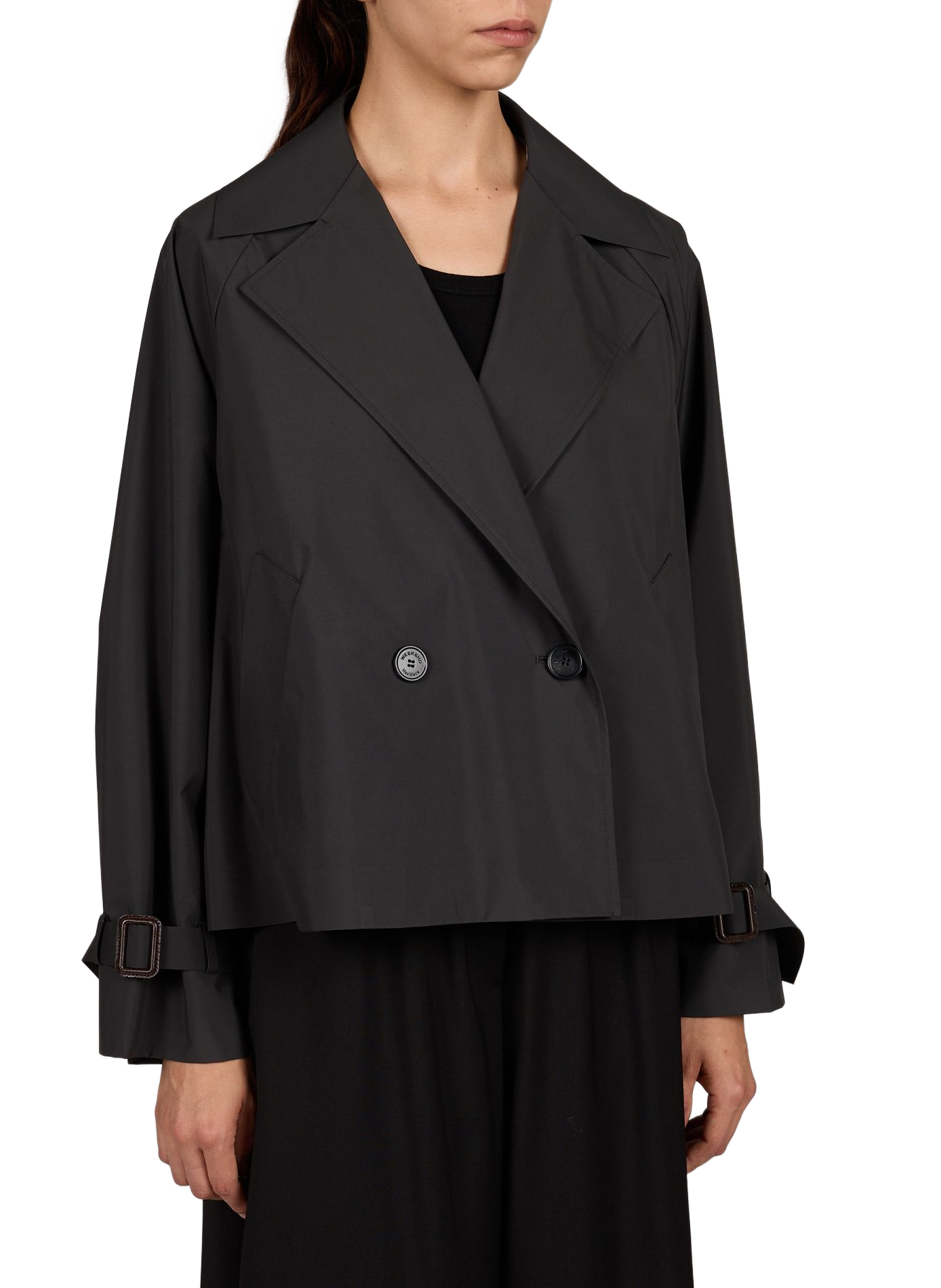 Short double-breasted jacket MAX MARA WEEK END Black