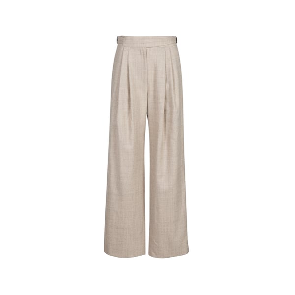 Pantalon à pinces en laine Pantalon à pinces en laine