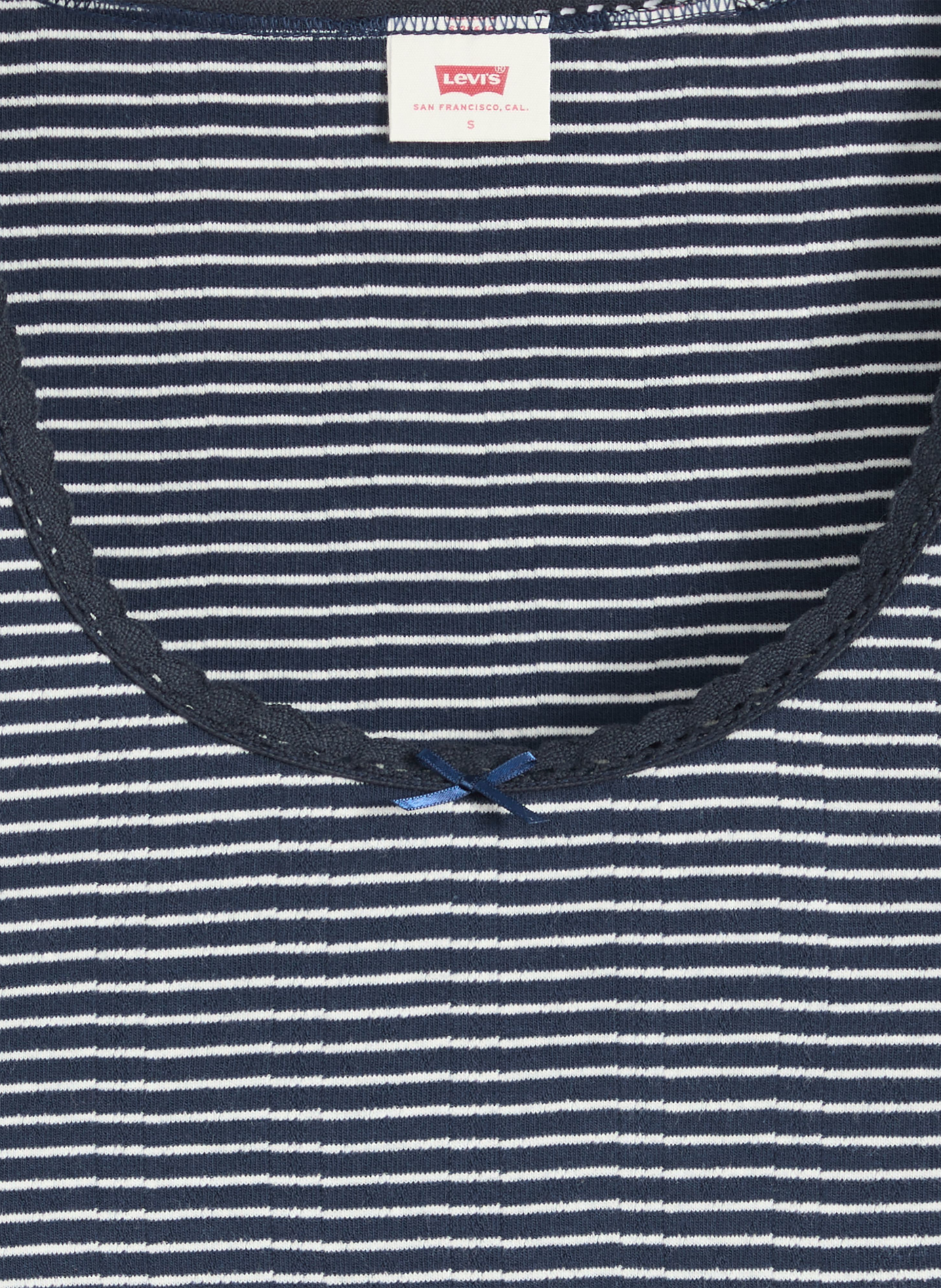 Gestreiftes Langarm-T-Shirt LEVI'S Blau