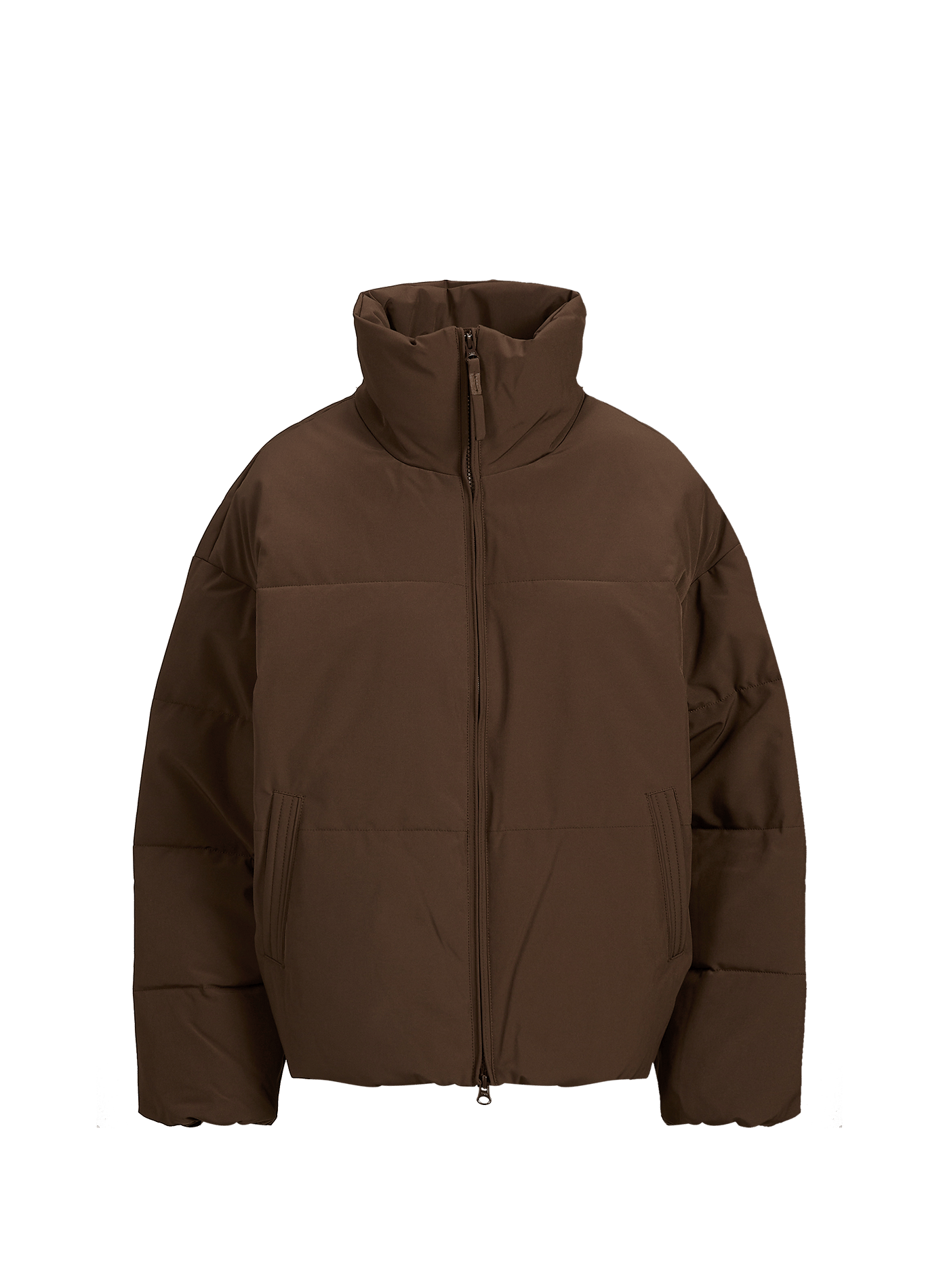 Oversize-Daunenjacke Refron mit Stehkragen MSCH Braun