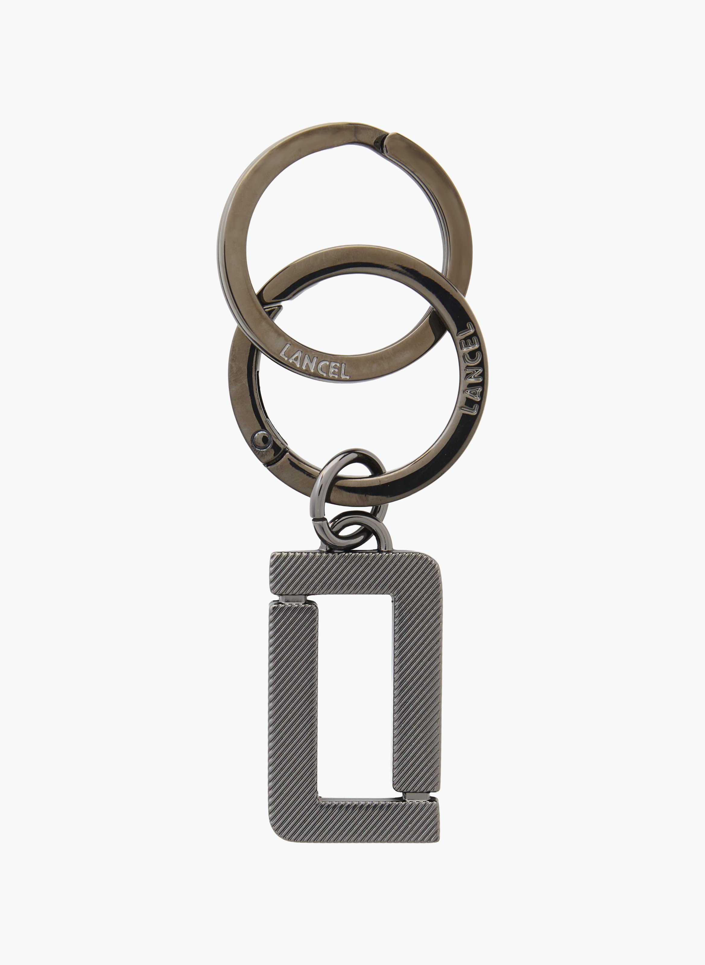 Porte-clés double l LANCEL Argent