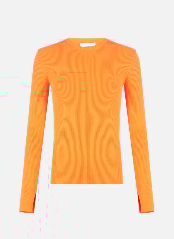 Pull côtelé en coton Orange by SAISON 1865 SAISON 1865 Pull côtelé en coton Orange