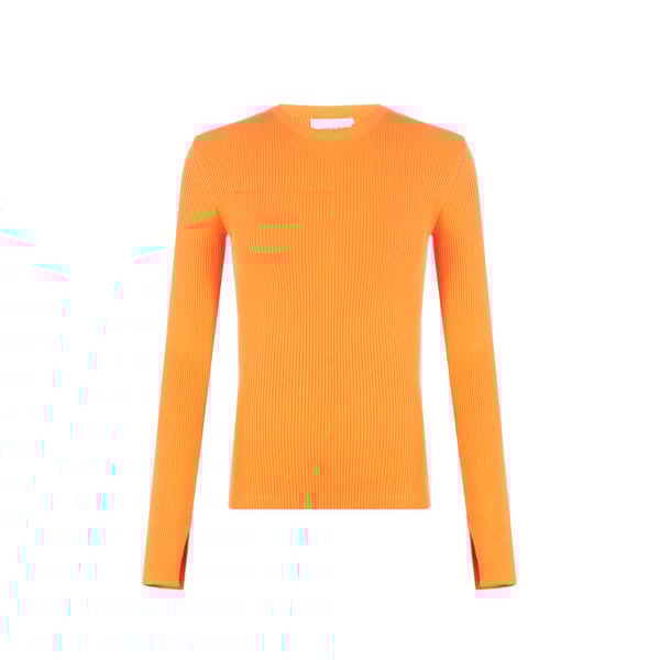 Pull côtelé en coton