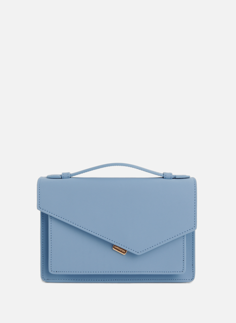 Blue leather handbagLANCASTER 