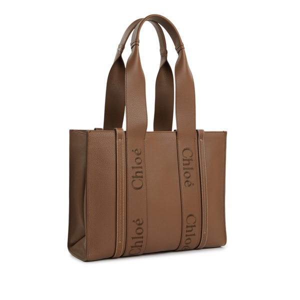 Chloé Medium Tote Bag In Brown