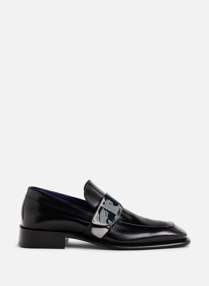 Shield leather loafers BURBERRY