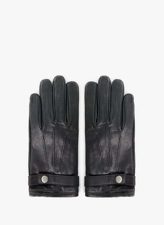 Gants en cuir  | Noir by SAISON 1865 Gants en cuir  Noir