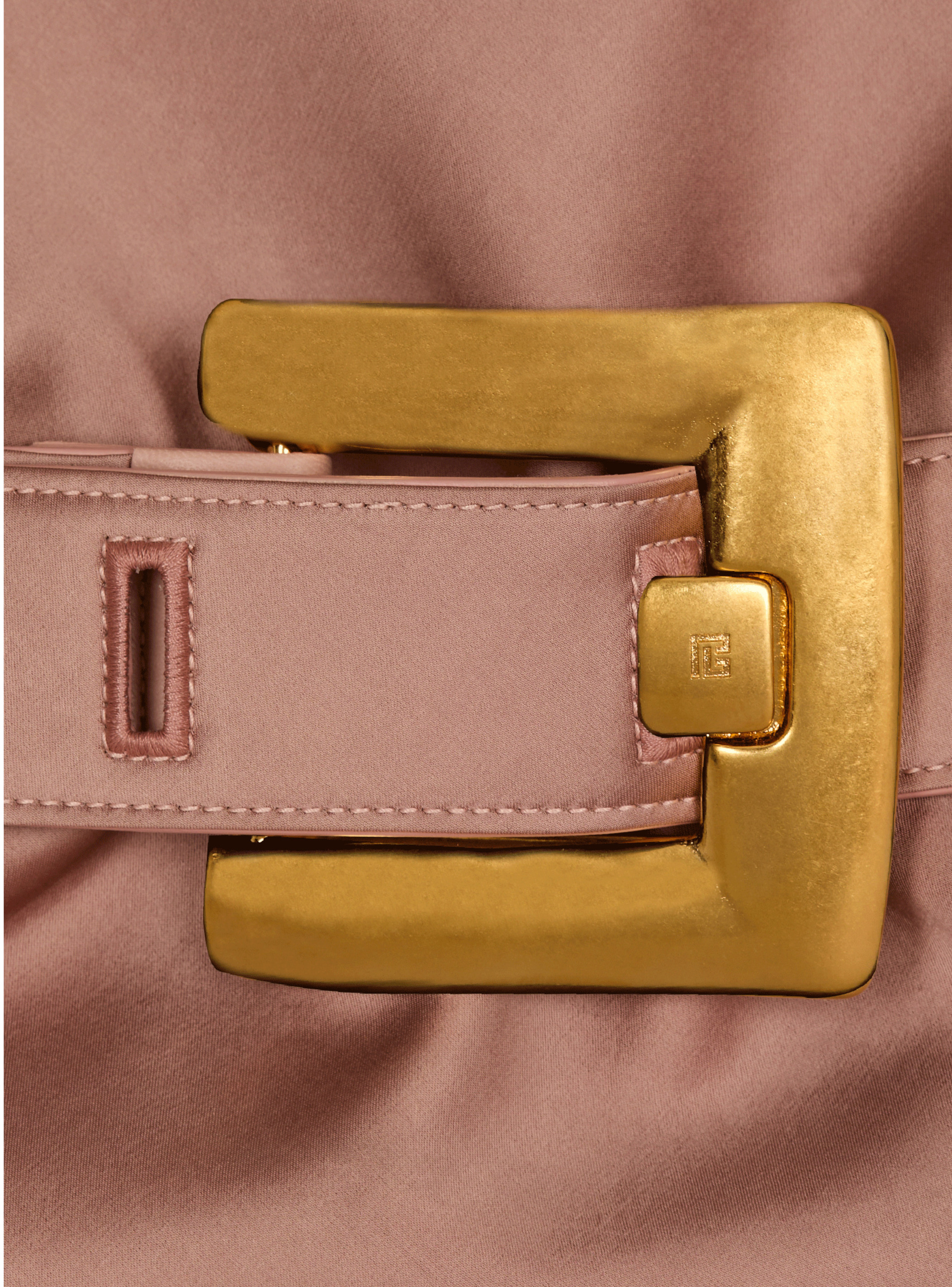 Sac anthem shoulder en satin BALMAIN Rose