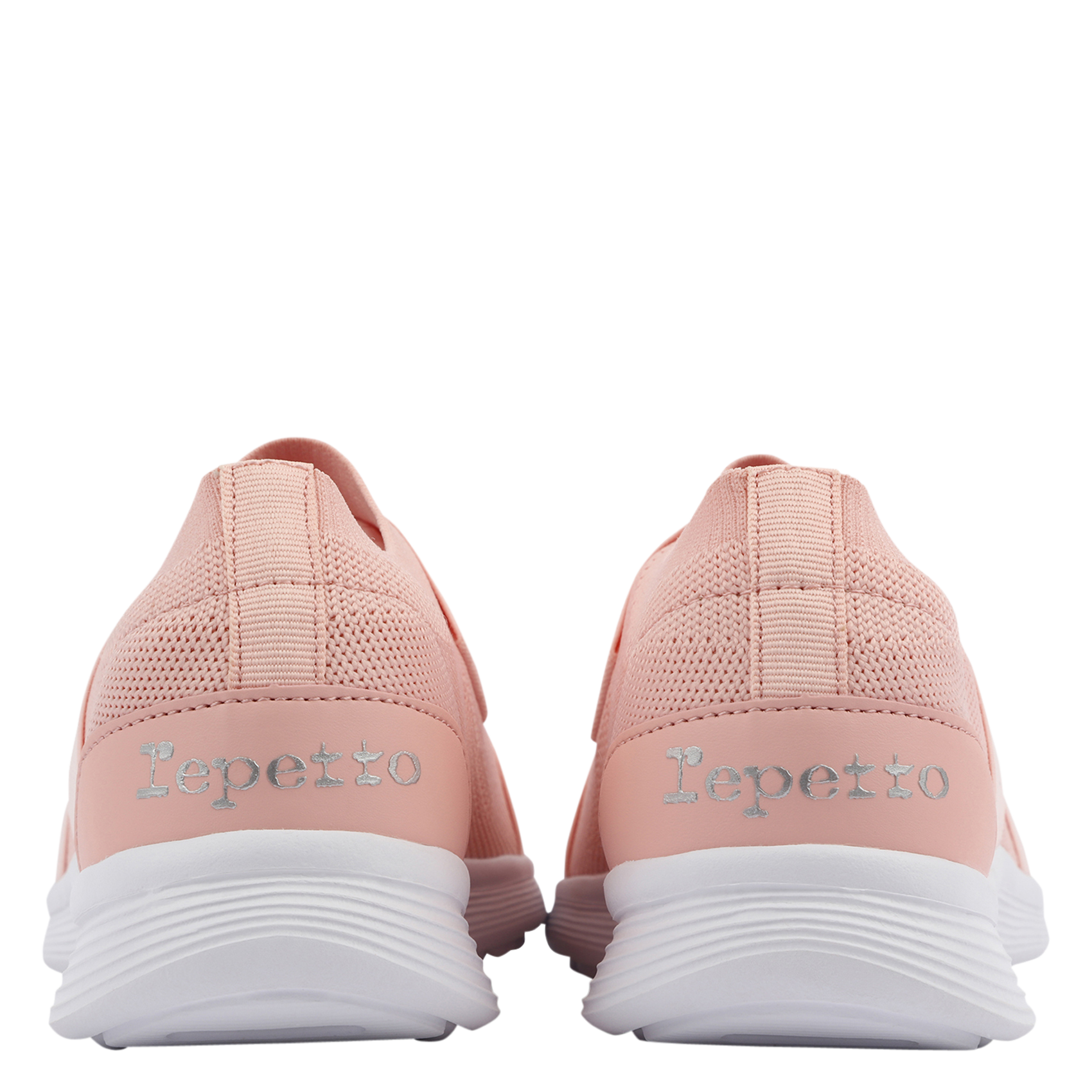 Baskets basses en maille stretch REPETTO Rose