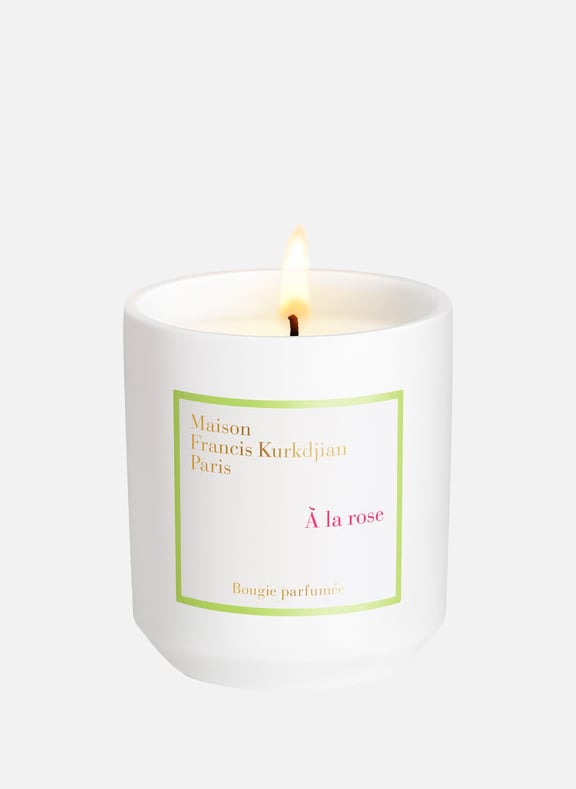 Bougie parfumée - À la rose Blanc by MAISON FRANCIS KURKDJIAN MAISON FRANCIS KURKDJIAN Bougie parfumée - À la rose Blanc