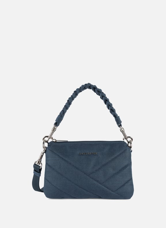 Petit pochette - canvas matelassé Bleu by LANCASTER LANCASTER Petit pochette - canvas matelassé Bleu