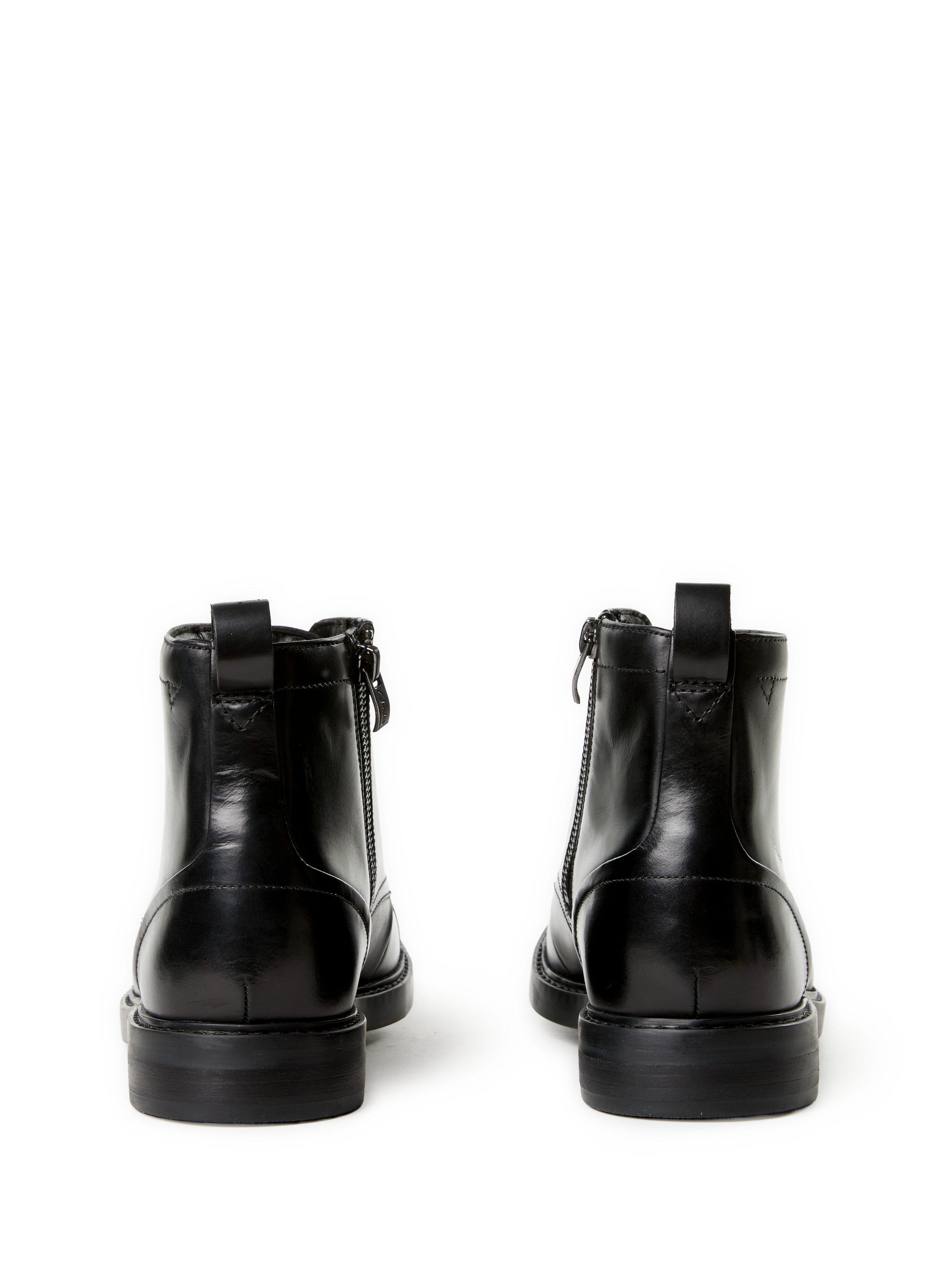 Solid leather ankle boots CLARKS Black