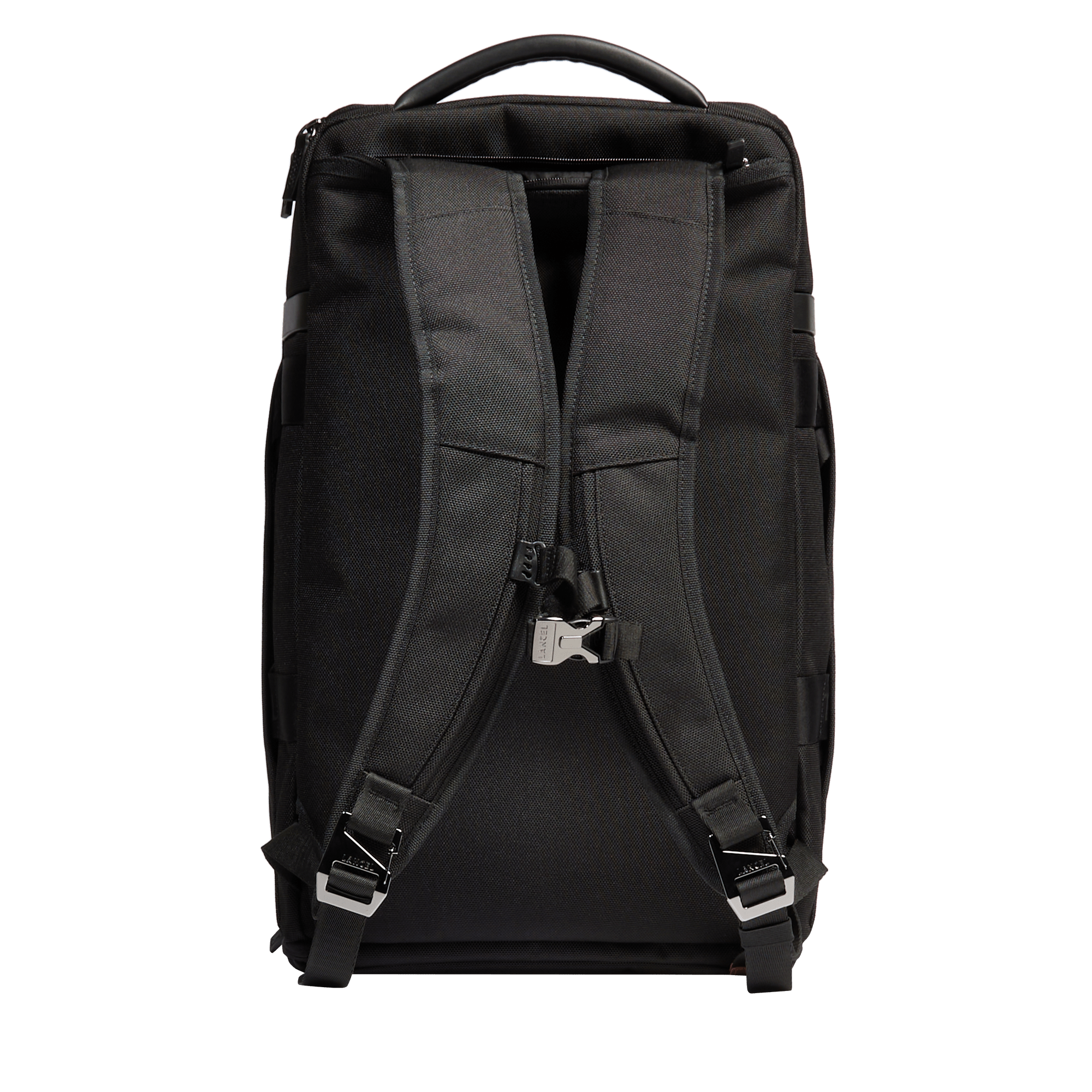 Lancel neo partance konvertierbarer rucksack aus segeltuch LANCEL Schwarz
