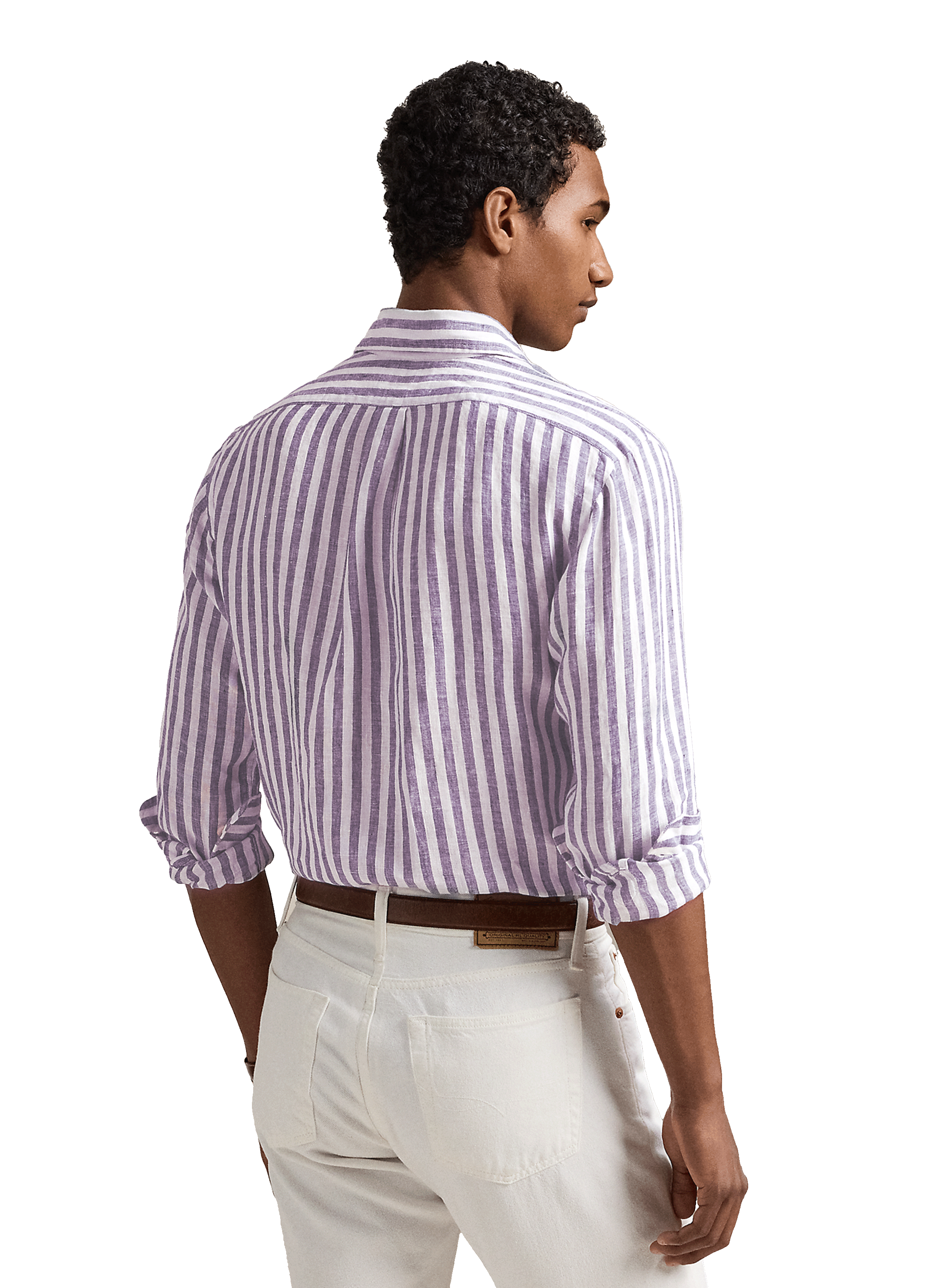 Striped linen shirt POLO RALPH LAUREN Multicolour