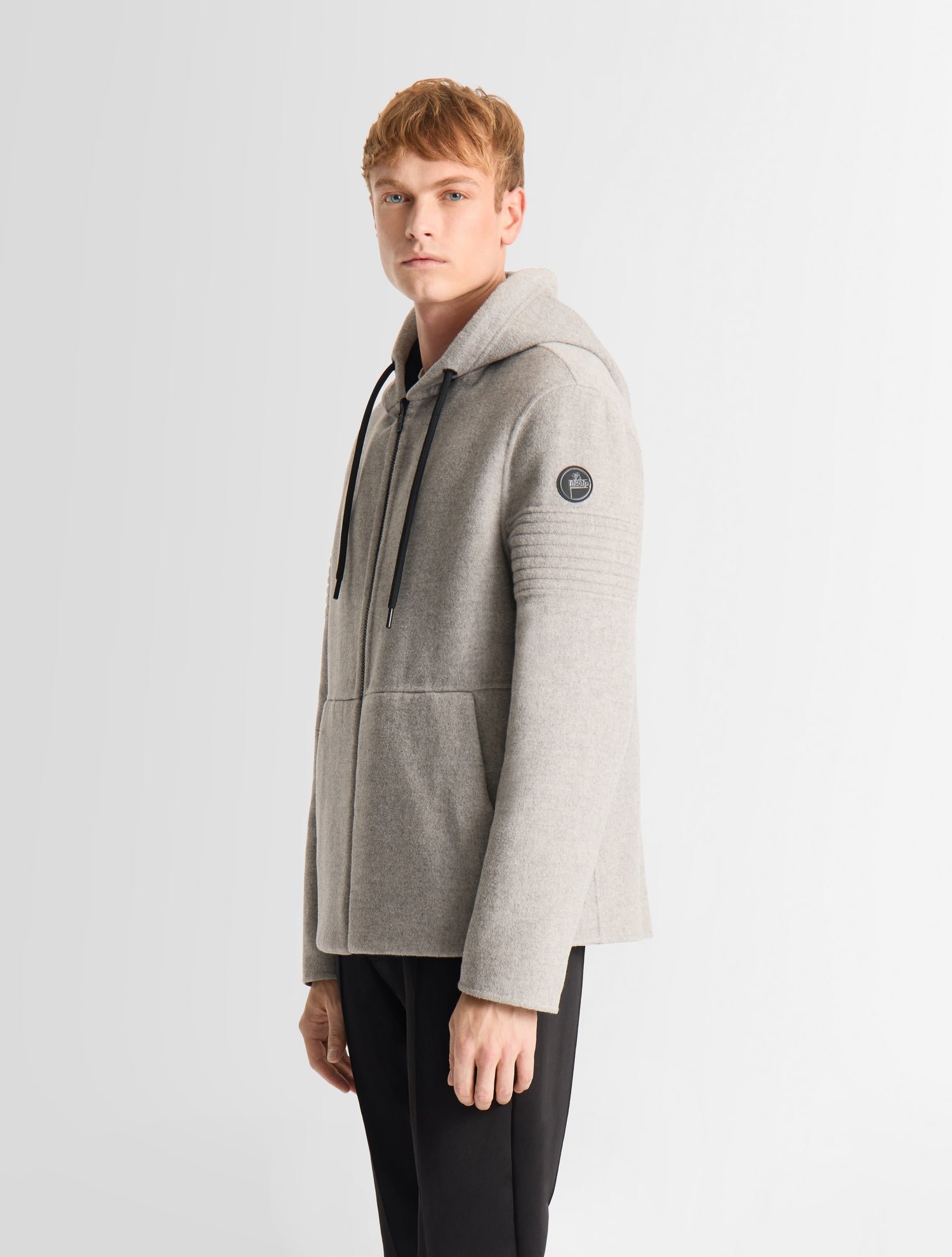 Blouson kylian col capuche coupe ample FUSALP Gris