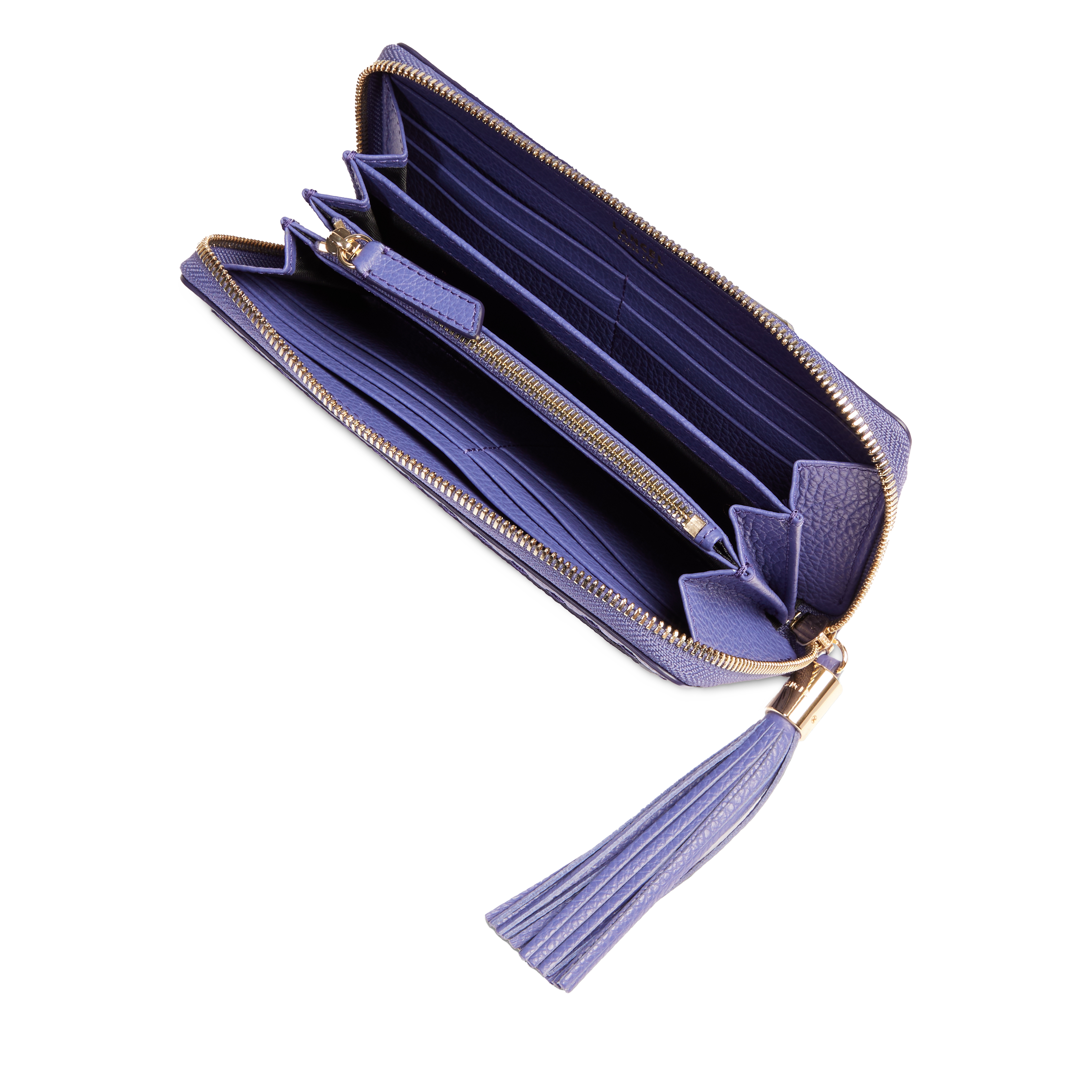 Portefeuille long zippé premier flirt de lancel en cuir | Bleu LANCEL Femme