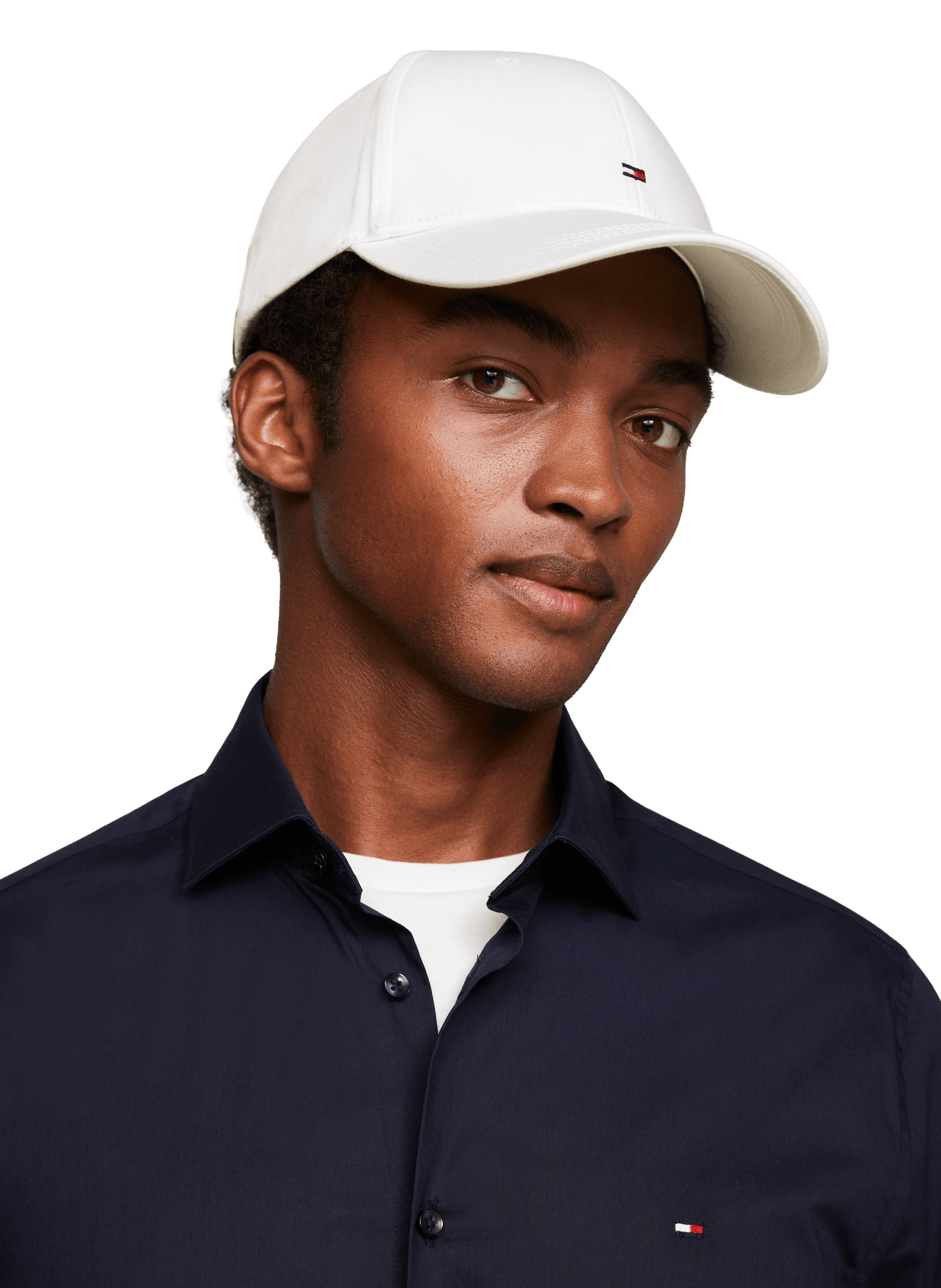 Classic cotton canvas baseball cap TOMMY HILFIGER White