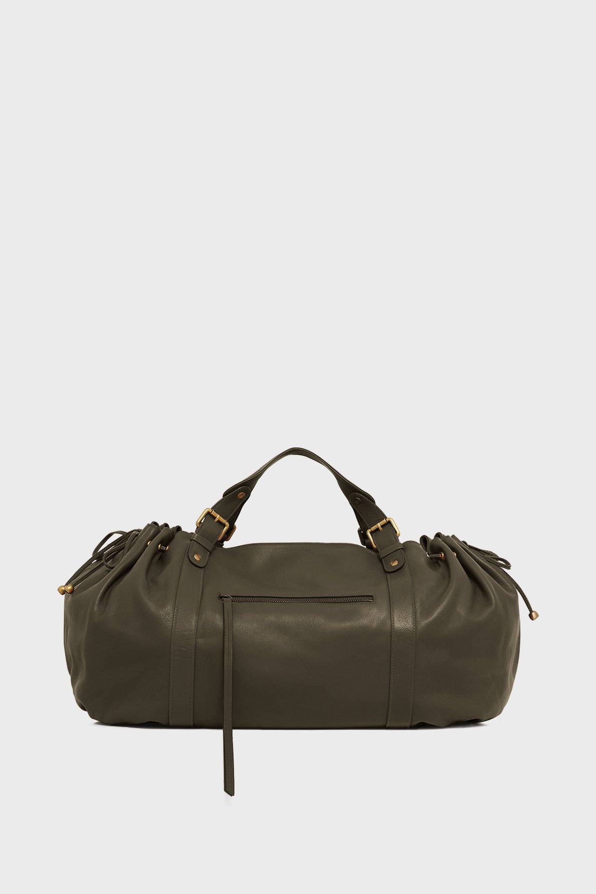 Sac de voyage en cuir - 72h GERARD DAREL Kaki