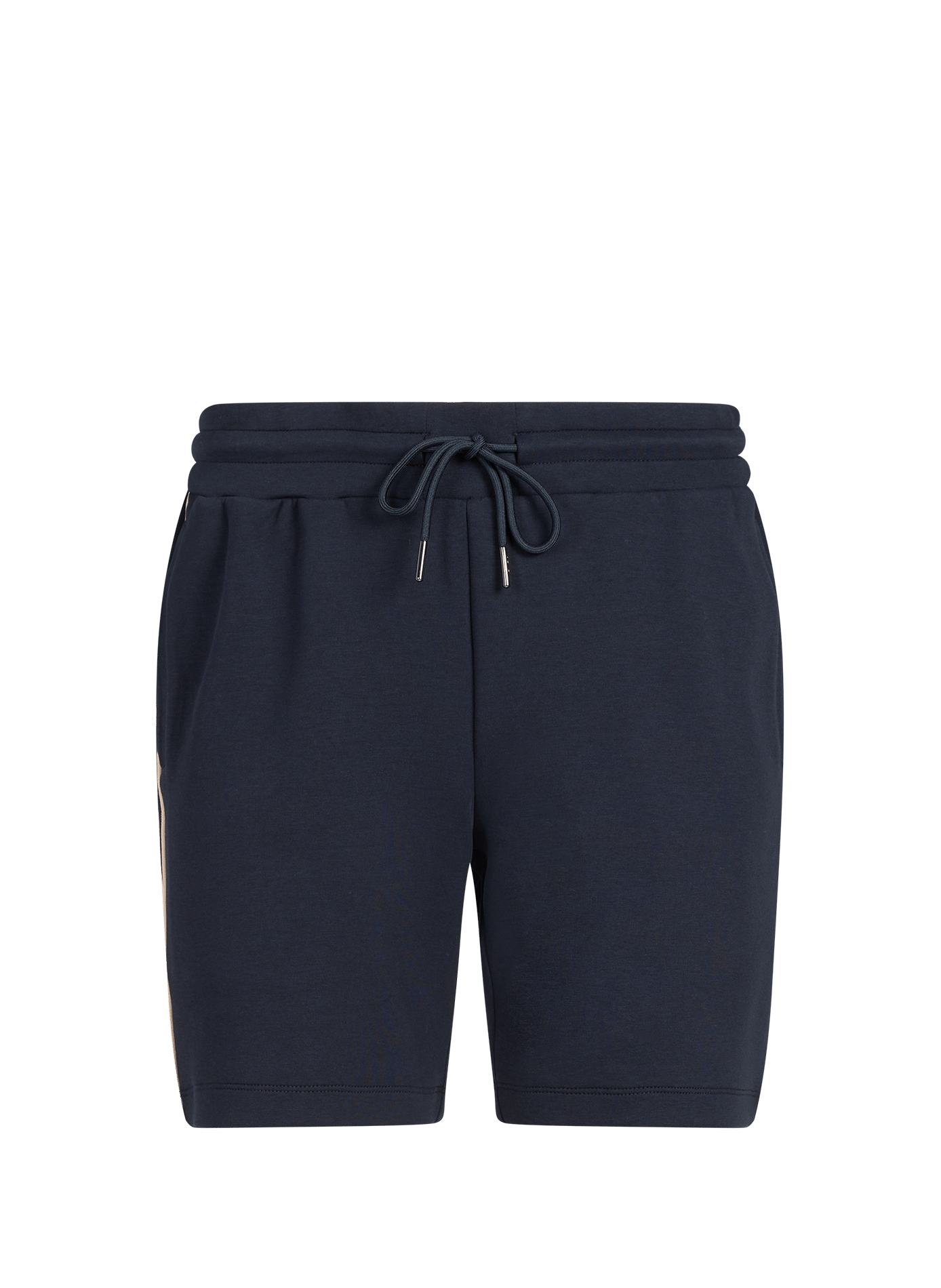 Short en molleton ajusté en coton mélangé HACKETT Bleu