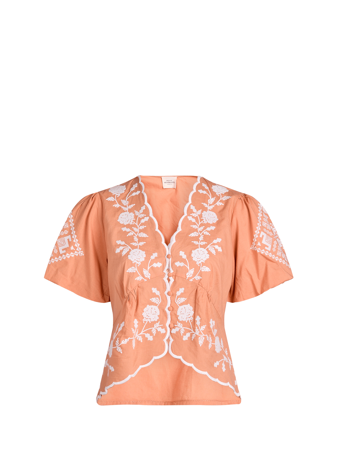 Cotton Trouville Top PETITE MENDIGOTE Pink