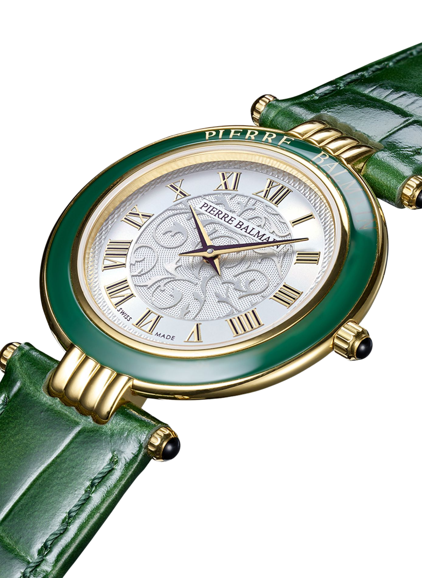 Montre quartz Haute Elegance en cuir de vachette BALMAIN WATCHES Doré