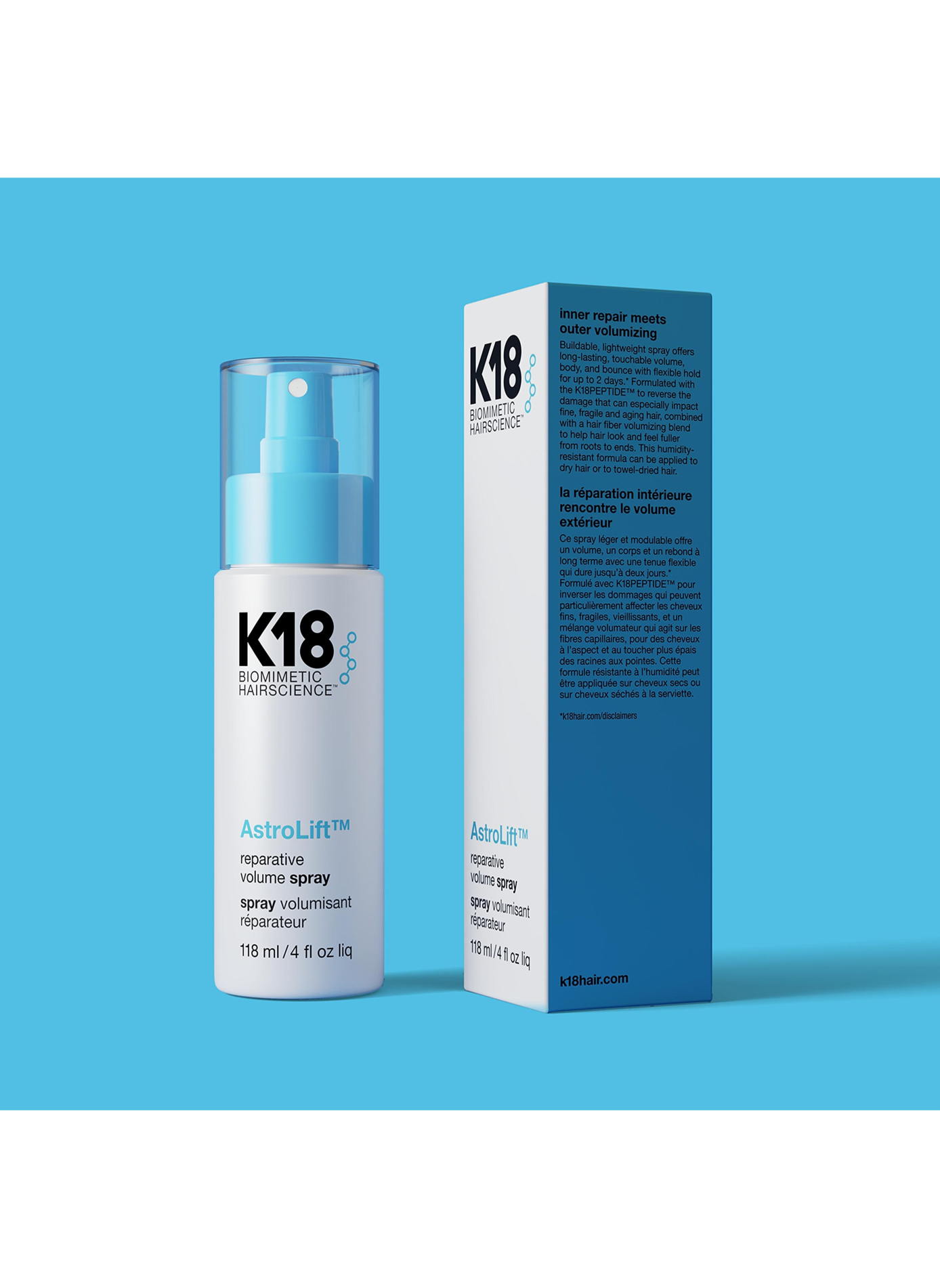 AstroLift™ Reparative Volume Spray K18 No color