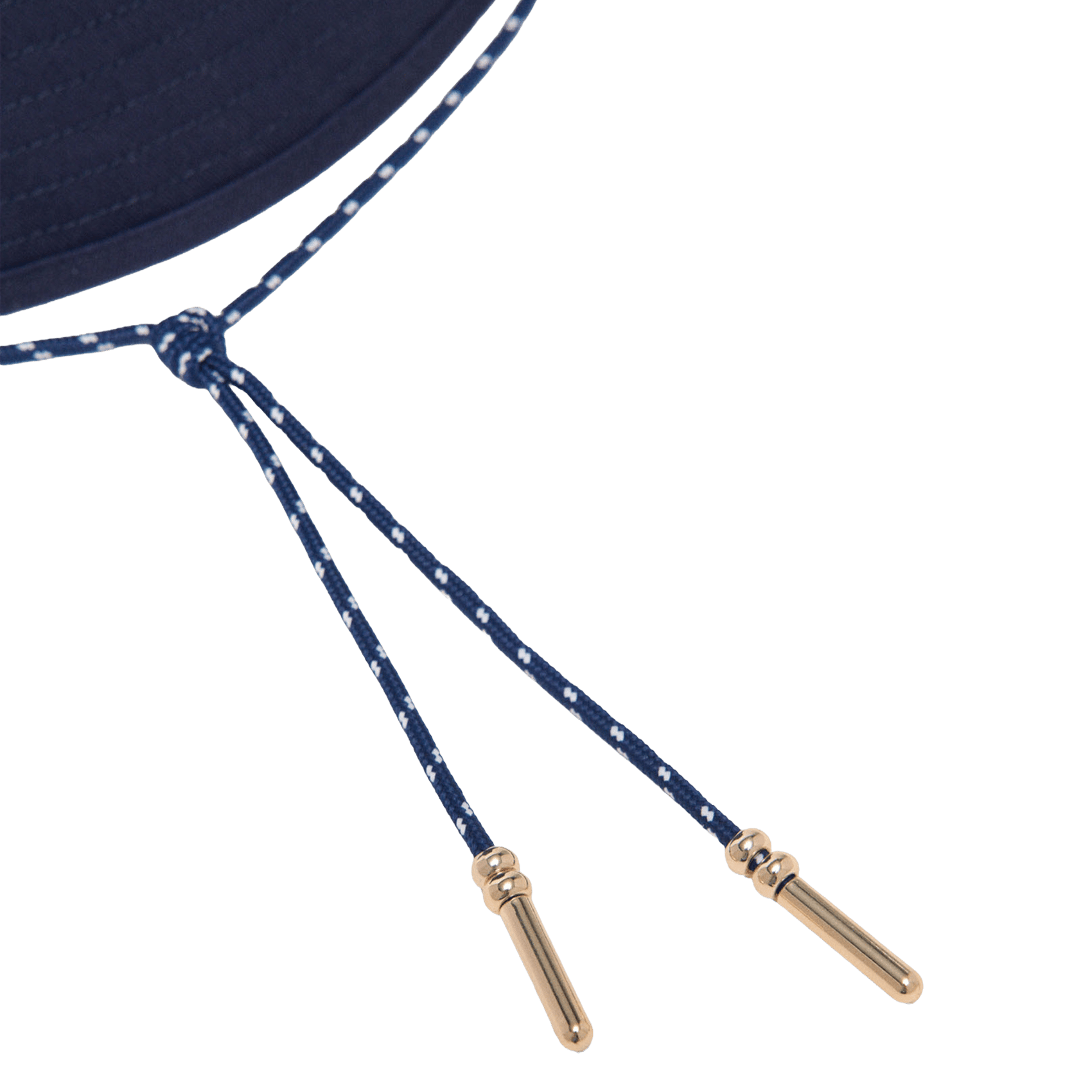 Capeline en coton Bleu