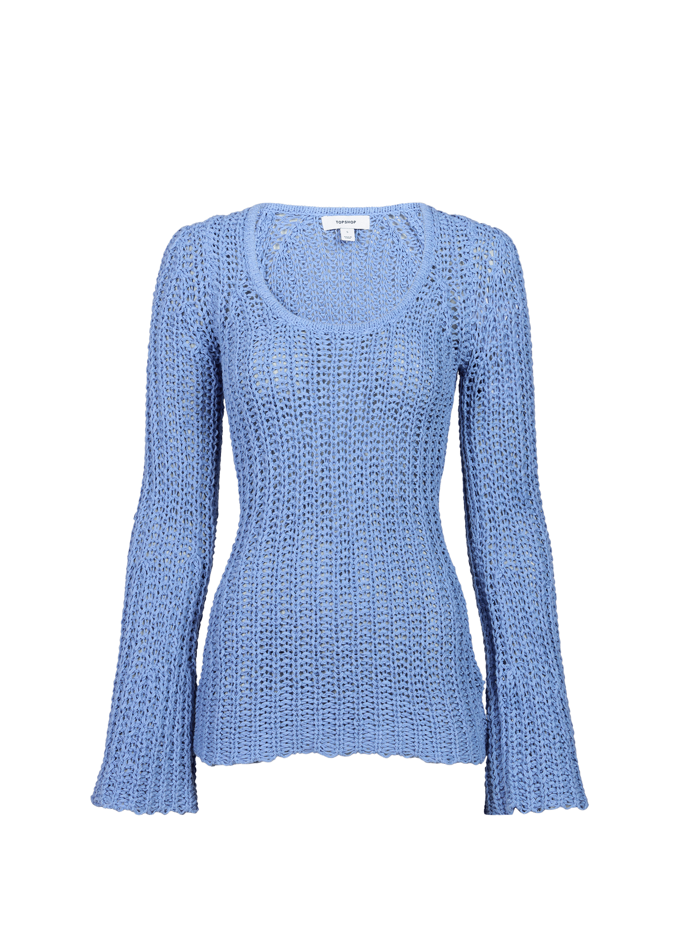 Sweater in a blend of cotton with wide stitches TOPSHOP Multicolour