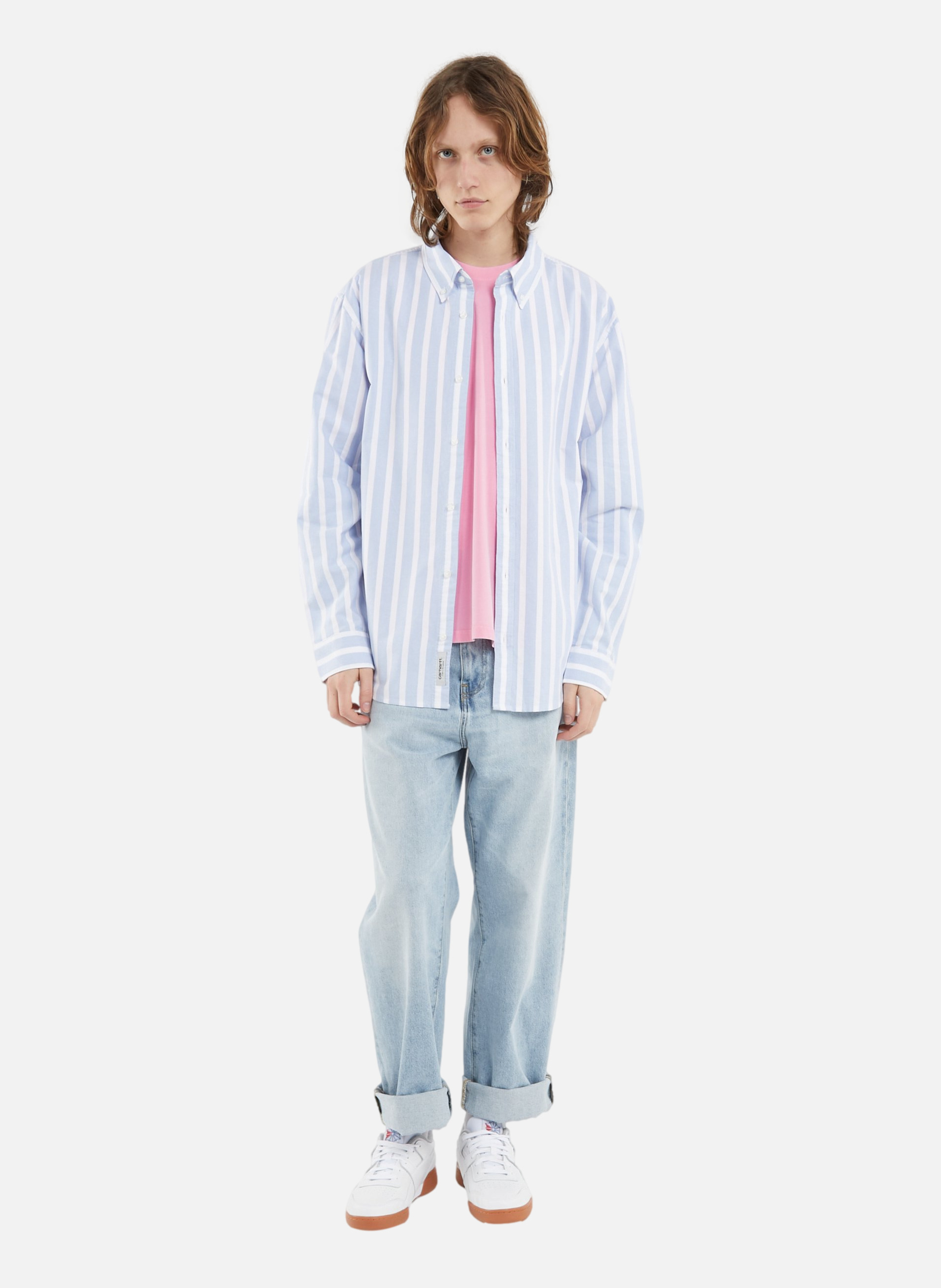 Chemise l/s deven shirt CARHARTT WIP Bleu