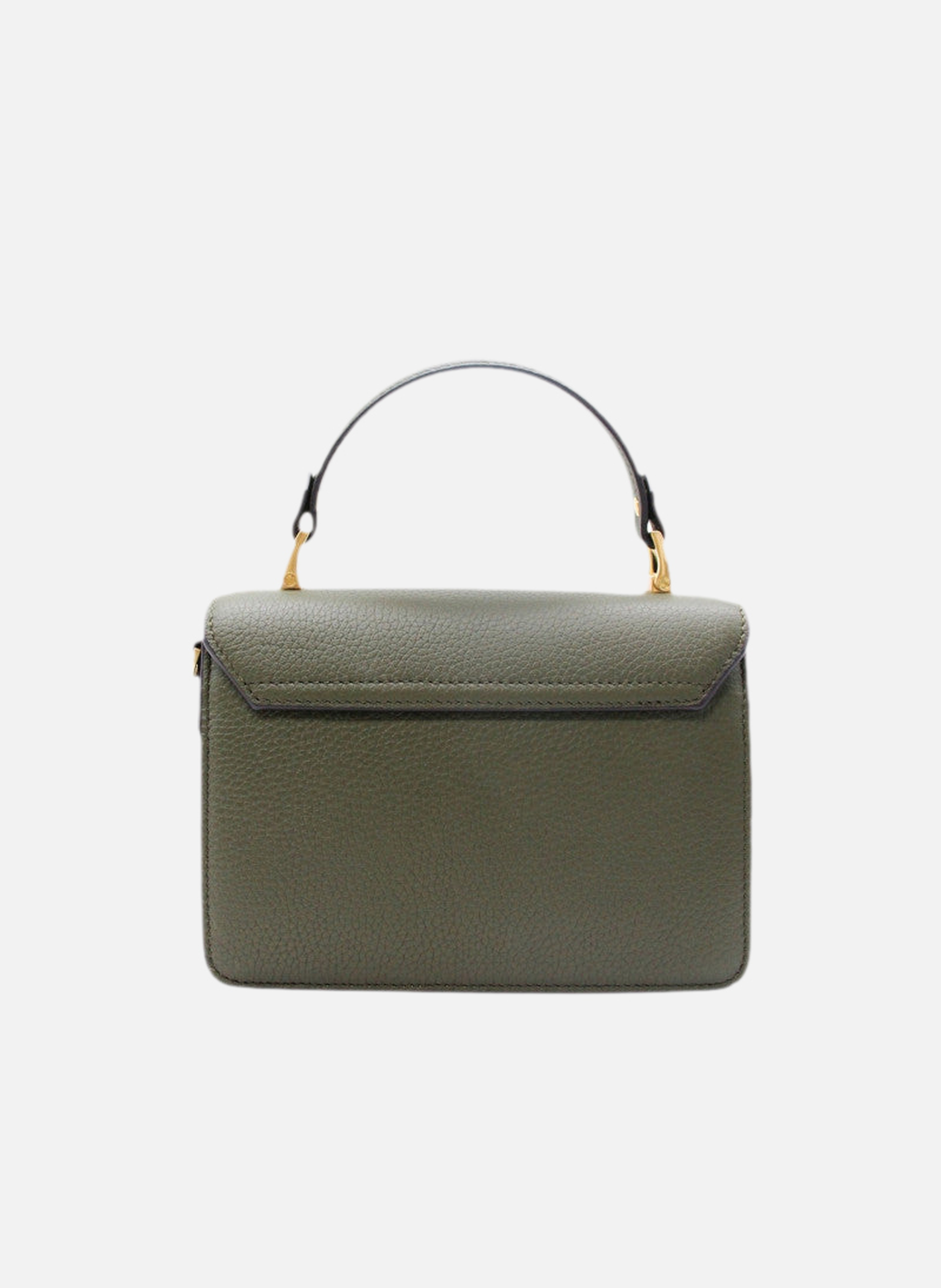 Auteuil | sac à main en cuir de vachette POURCHET Kaki
