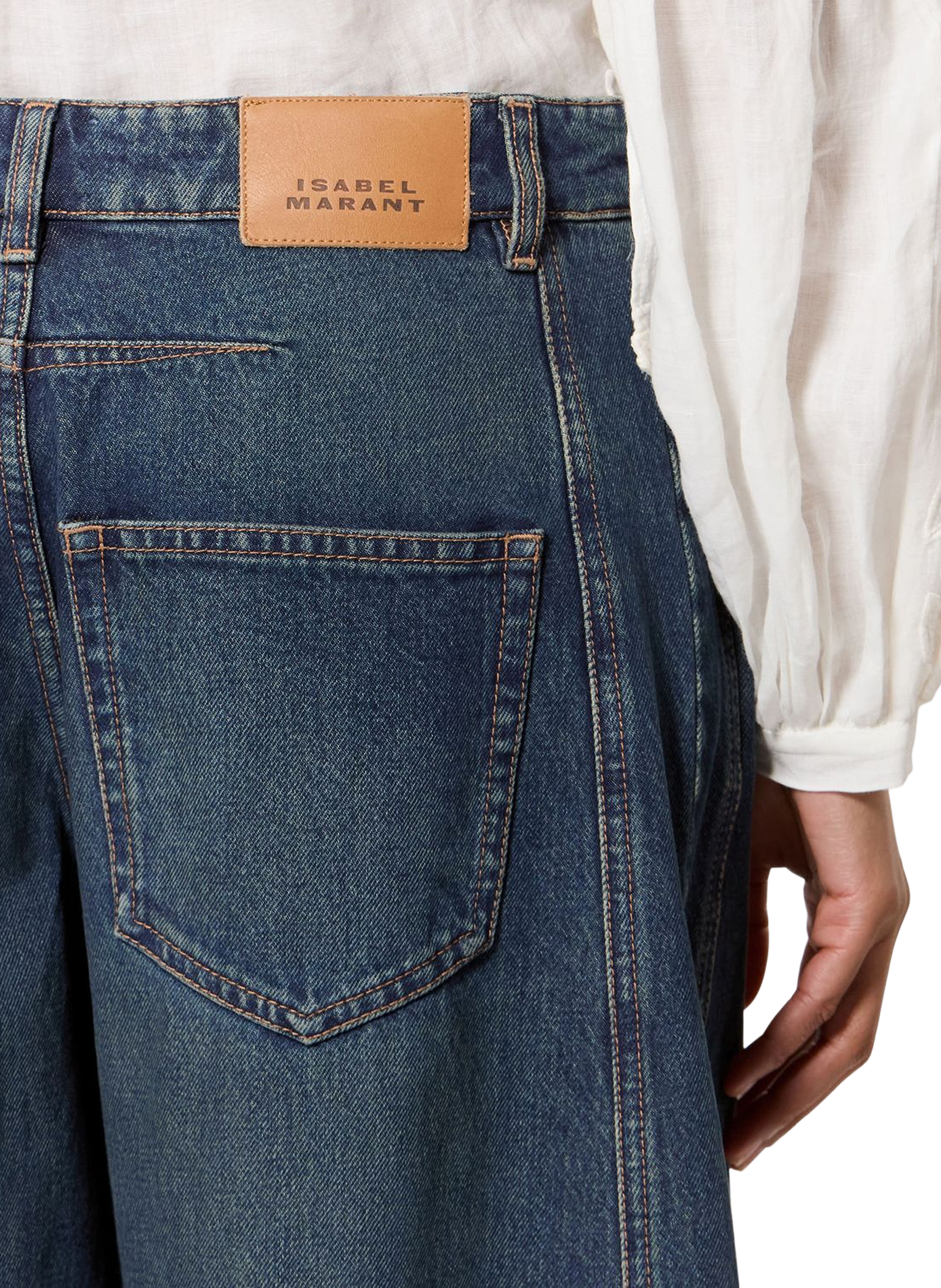 Denim kokerrok Lisha van katoen ISABEL MARANT Blauw