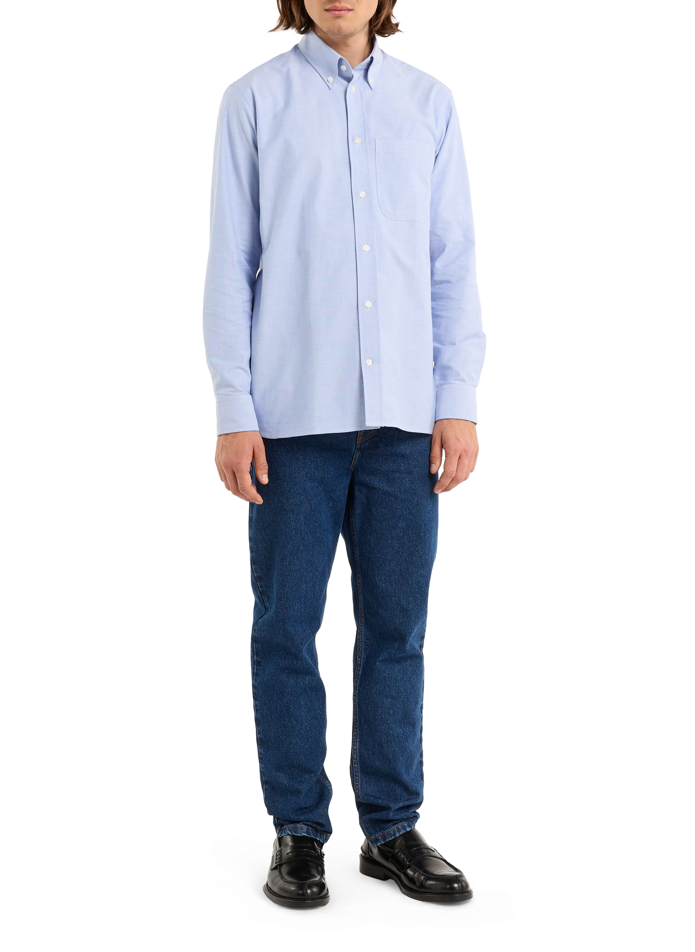 Amen Baumwollhemd SAISON 1865 Blau