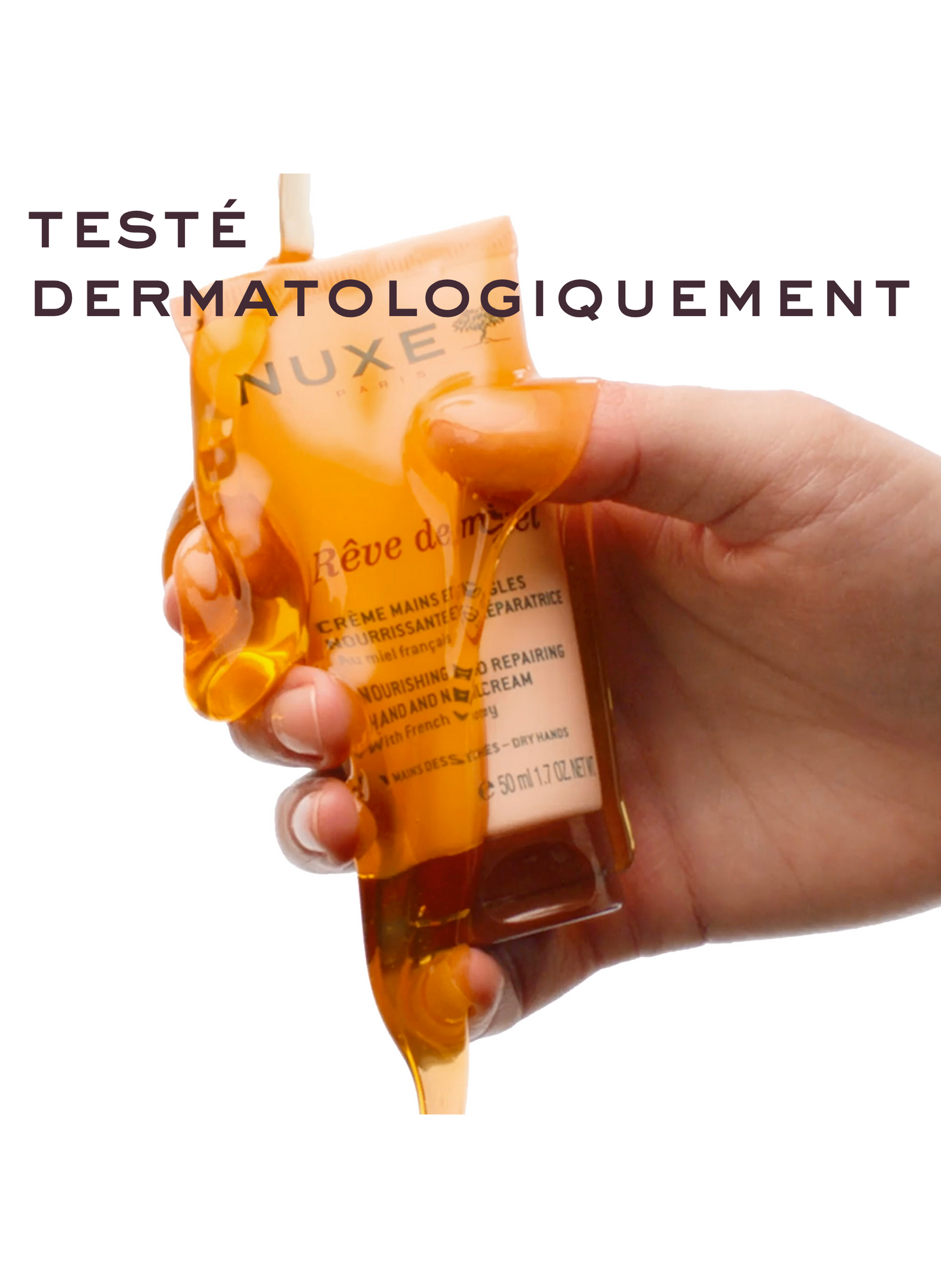Traum von Honig - Nährende und reparierende Hand- und Nagelcreme NUXE No color