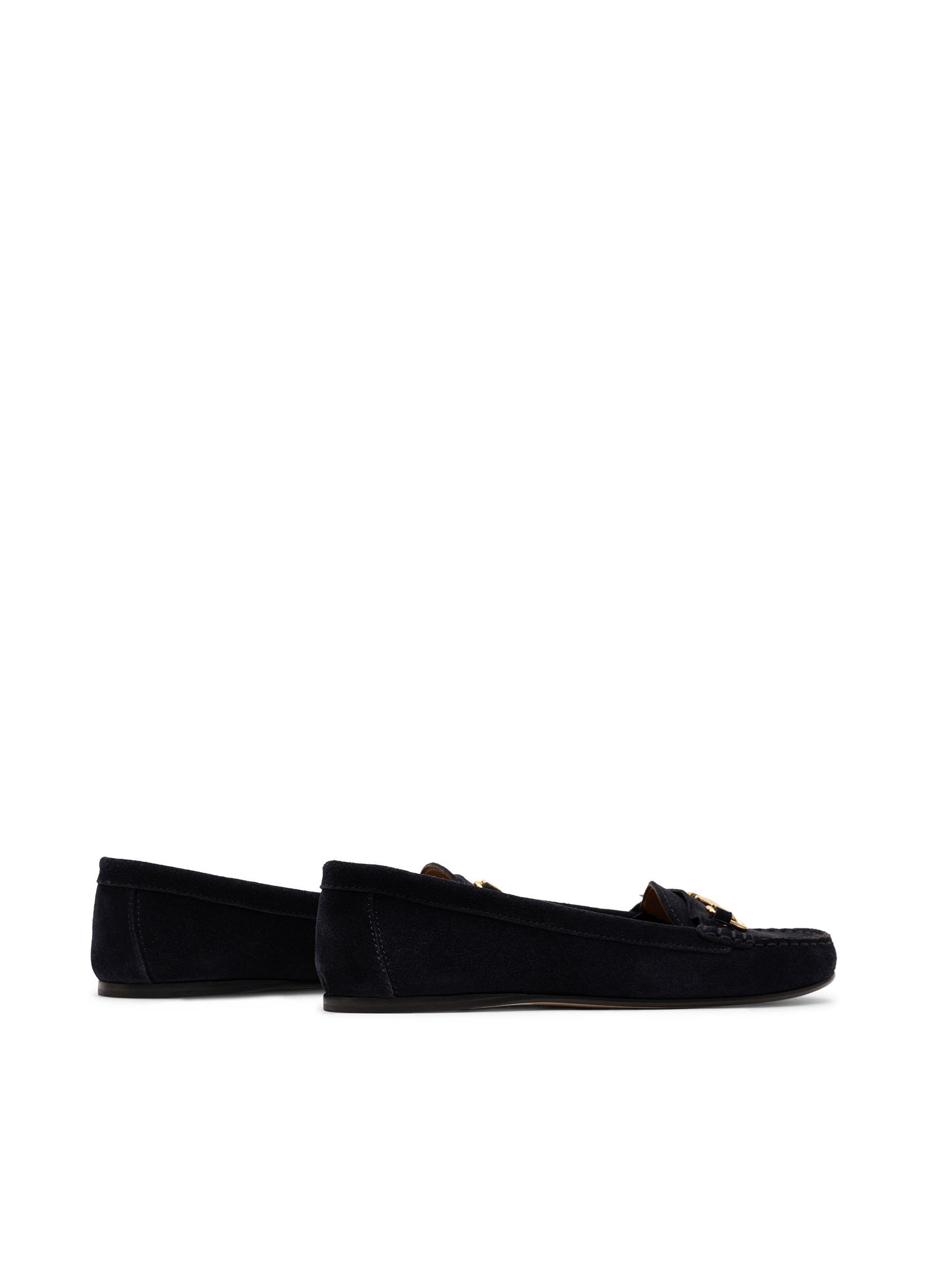 Mocassins guia en veau velours PARALLELE Bleu