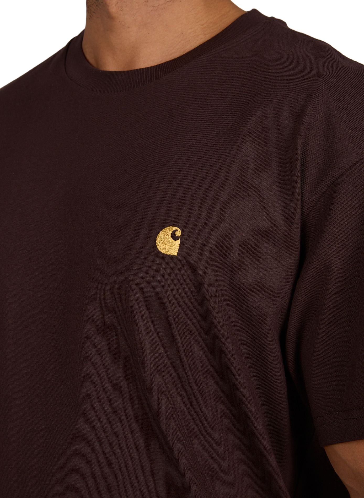 Oversized cotton T-shirt CARHARTT WIP Brown