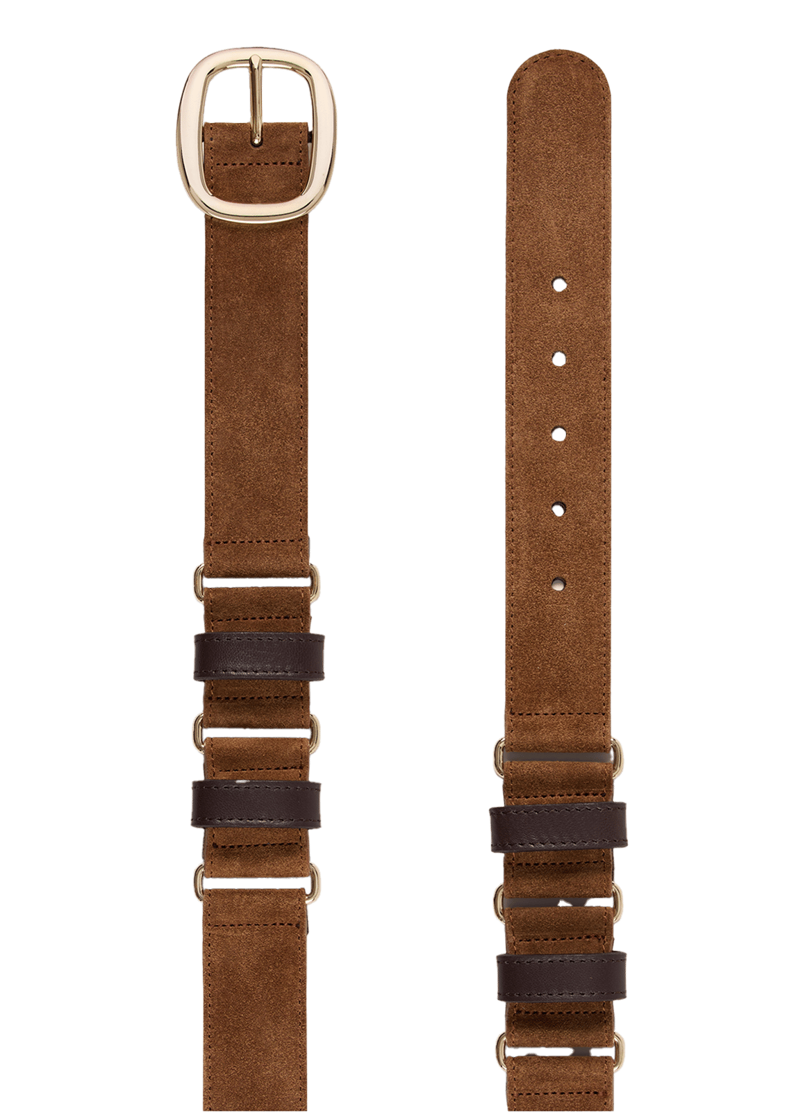 Medium Banel-leren riem BA&SH Bruin