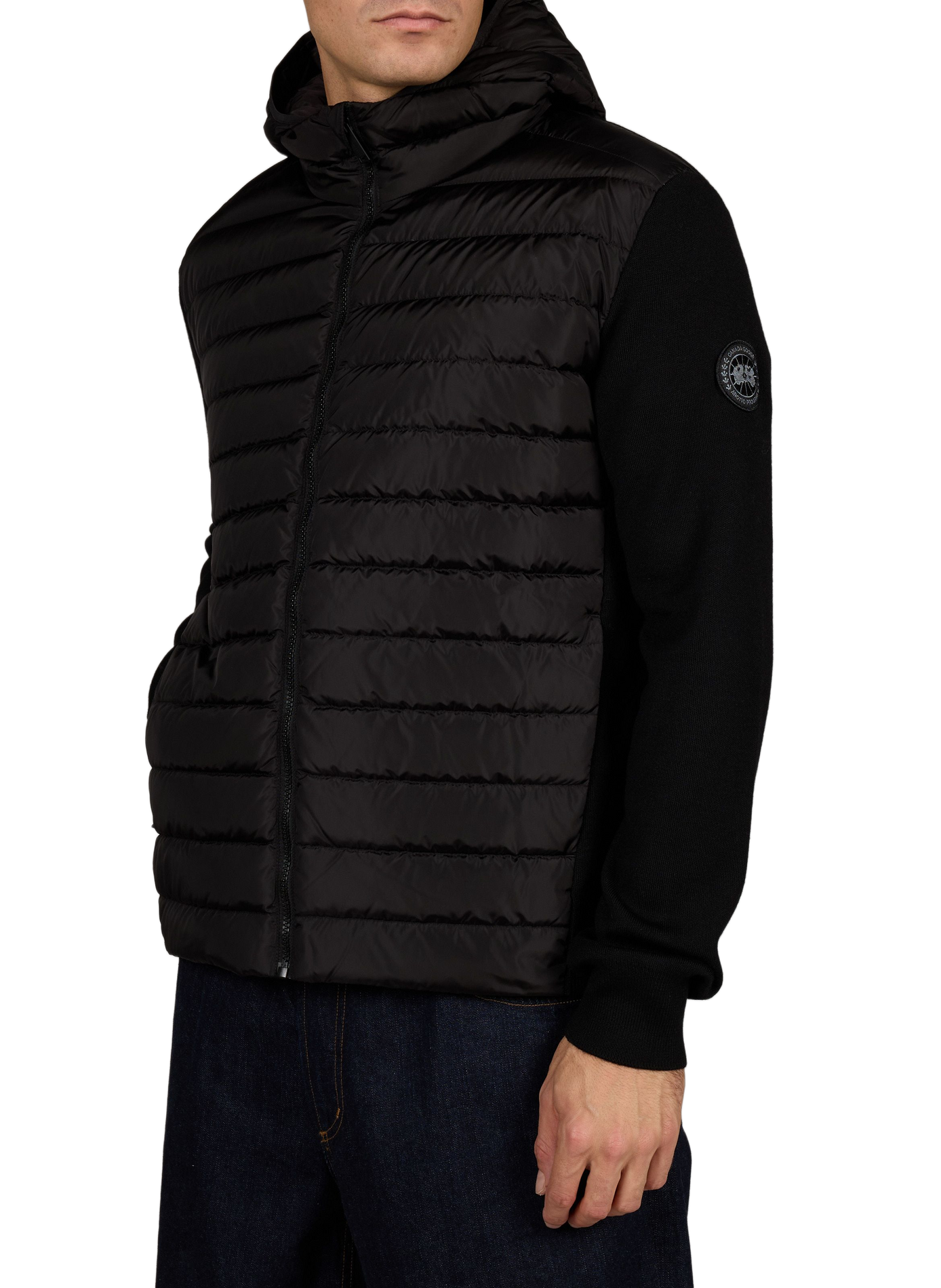 HYBRIDGE quilted wool jacket CANADA GOOSE Black