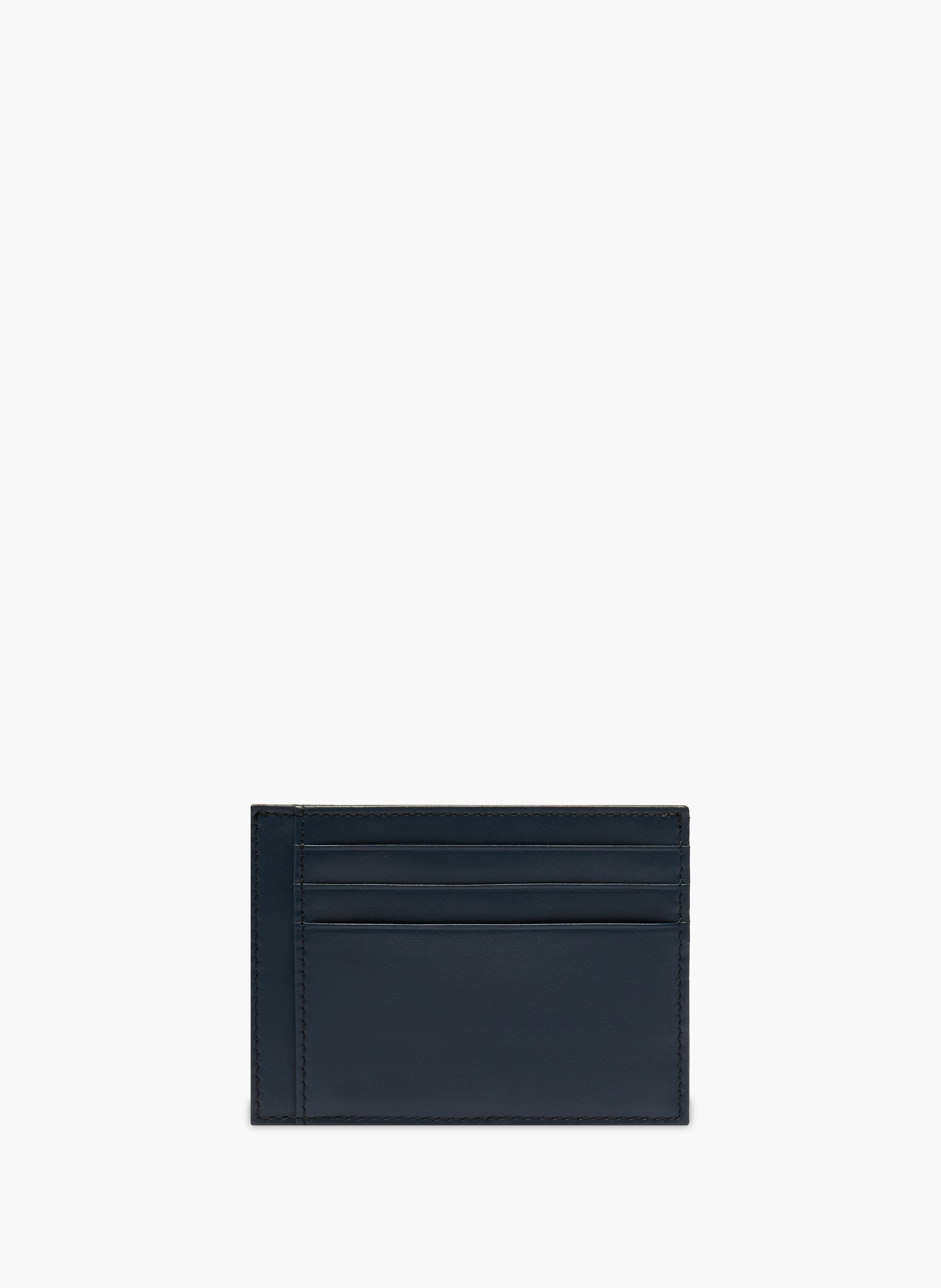 Porte-cartes léon de lancel en cuir LANCEL Bleu