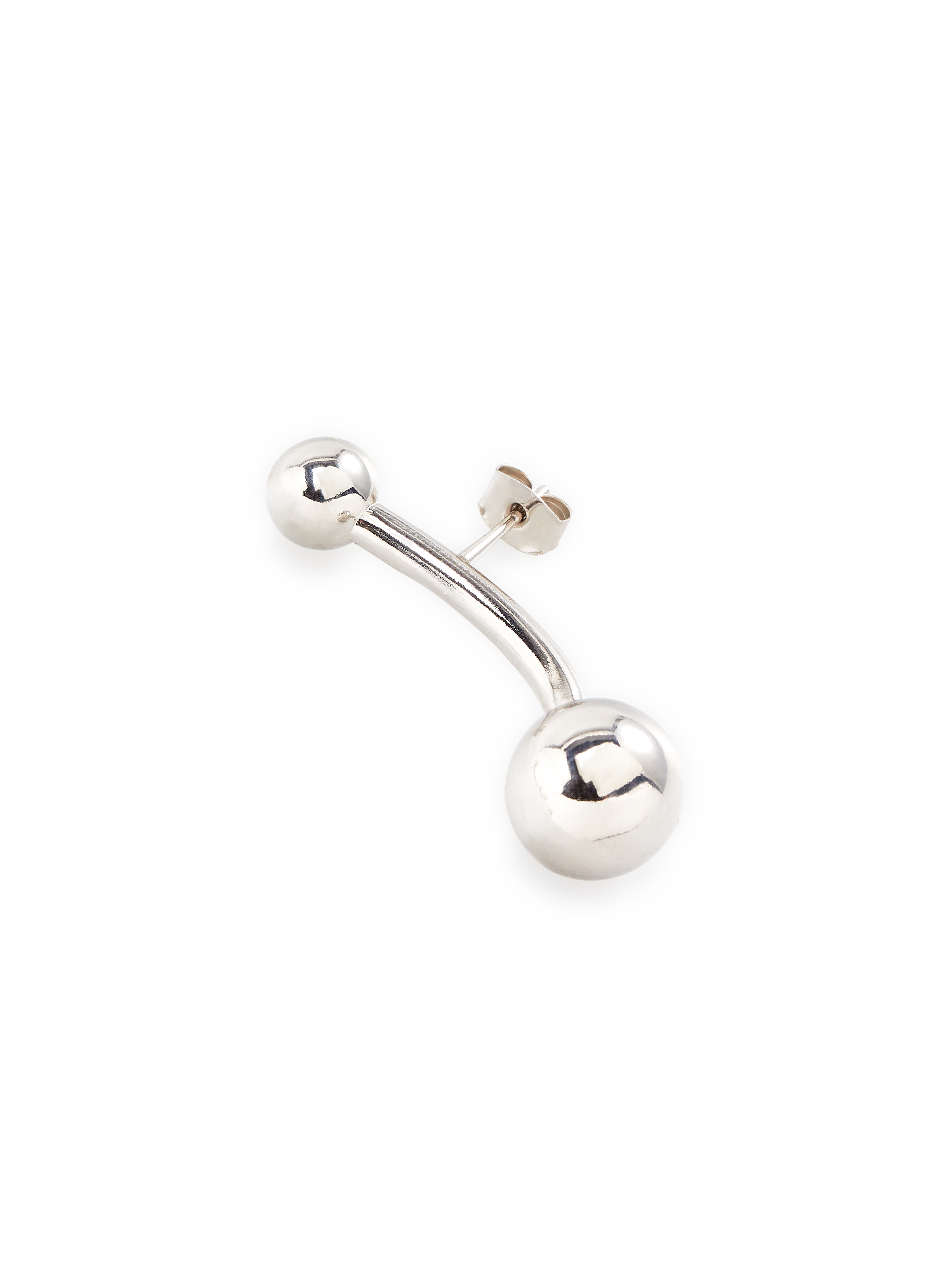 Mono boucle d'oreille Connie JUSTINE CLENQUET Argent