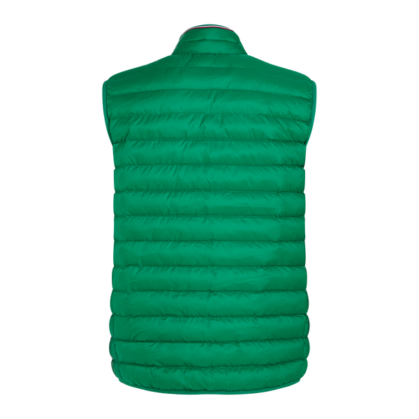Tommy Hilfiger Sleeveless Down Jacket In Green